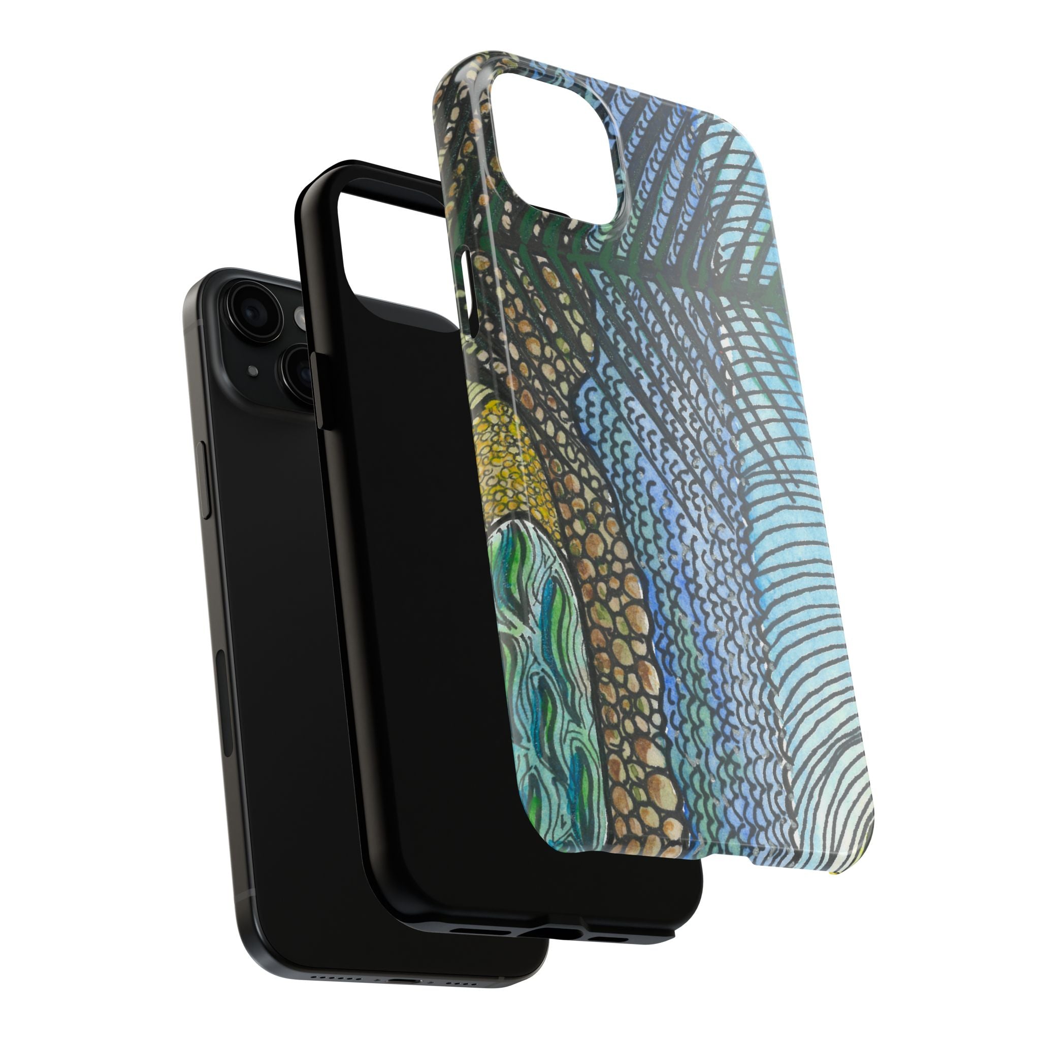 Tough Phone Case - All iPhones and Samsung Galaxys - Exciting Abstract Design #47 Cottesloe