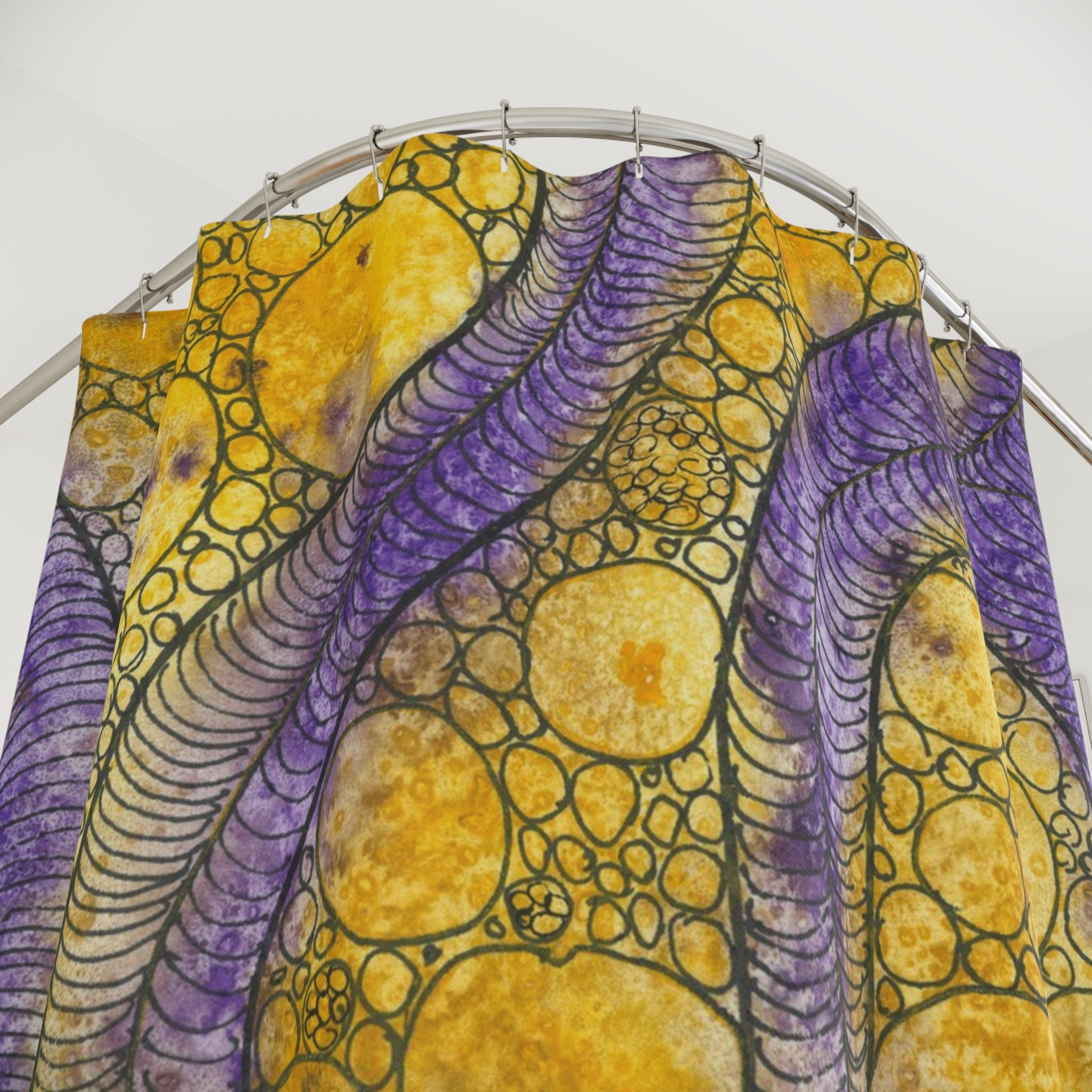 Beautiful Shower Curtains to Refresh Your Bathroom. Colourful Abstract Designs. Perfect For Your Bathroom or Special House-Warming Gift #64 Is Now A Good Time