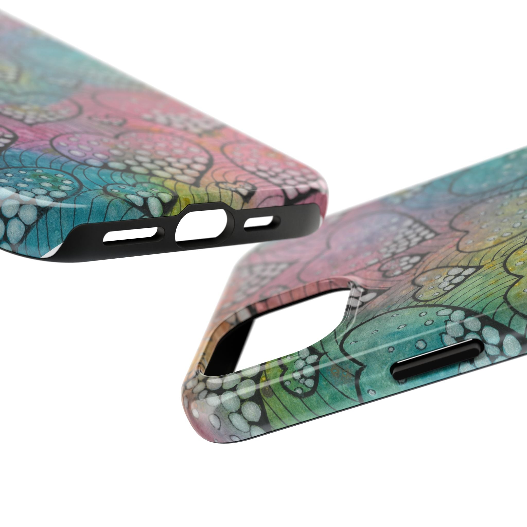 Tough Phone Case - All iPhones and Samsung Galaxys - Exciting Abstract Design #97 What's Love Got To Do With It