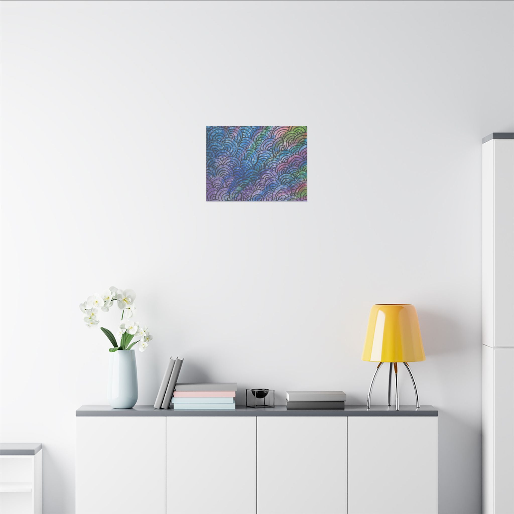 Large Colourful Wall Art, Canvas Prints, For Office, Bedroom or Living Room, or Special Gift #84 Ah! The Past