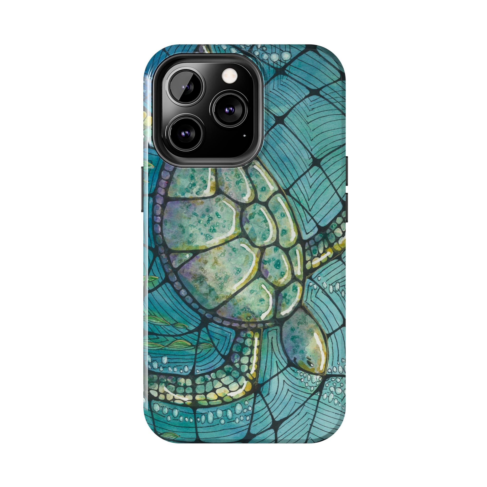Tough Phone Case - All iPhones and Samsung Galaxys - Exciting Abstract Design #73 Turtling Along