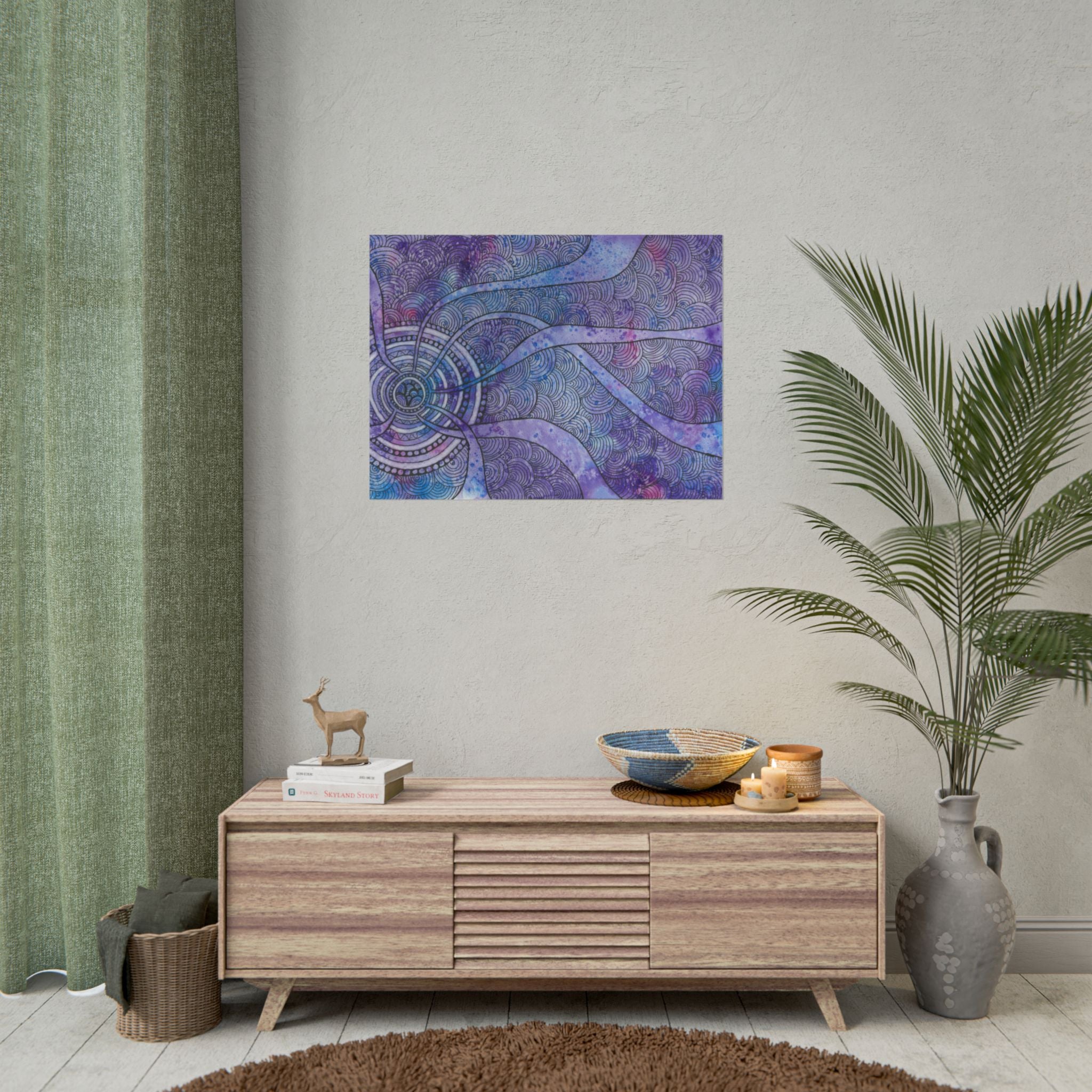 Large Colourful Wall Art, Posters & Prints, For Office, Bedroom or Living Room, or Special Gift  #56 The Way Home