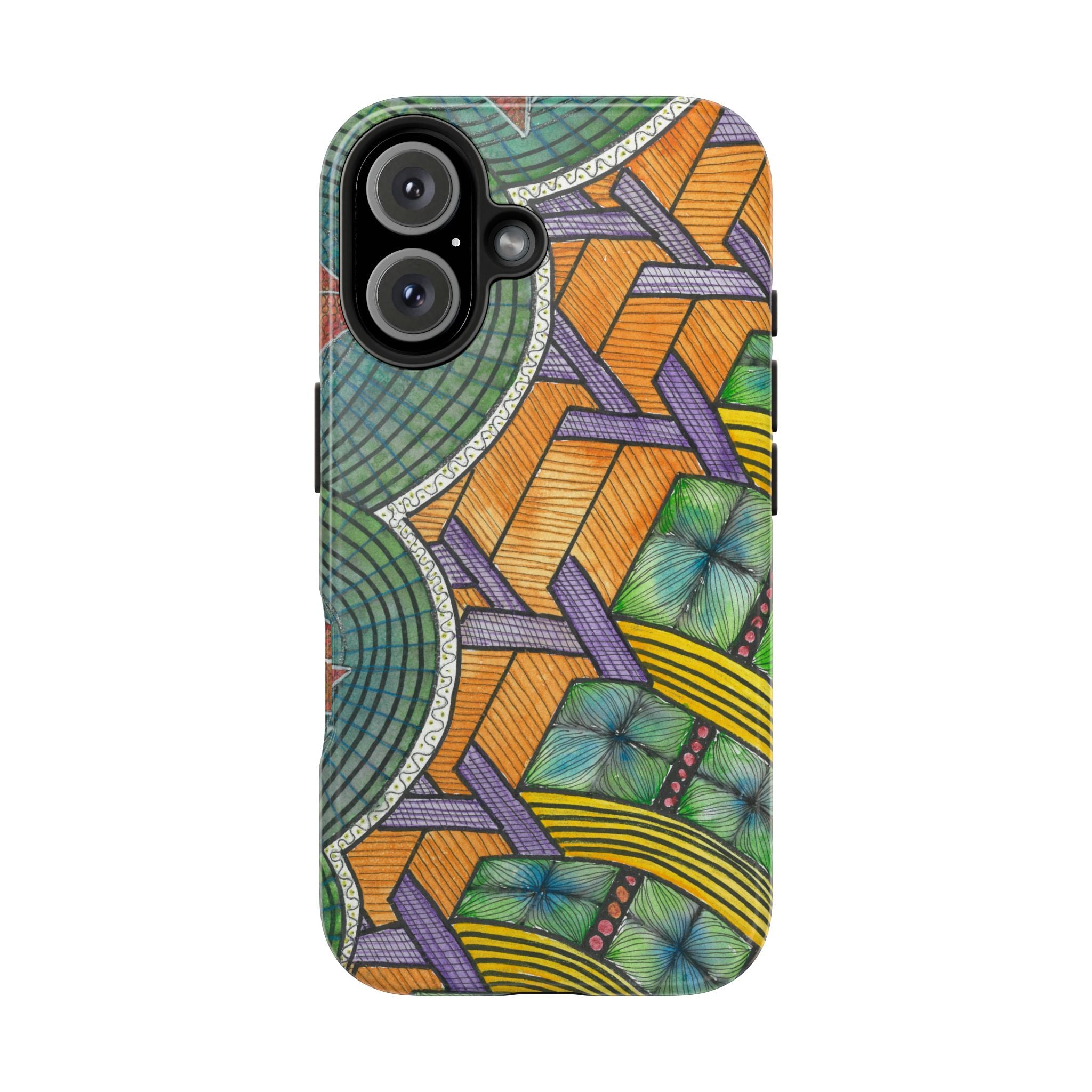 Tough Phone Case - All iPhones and Samsung Galaxys - Exciting Abstract Design #31 T'Eye Land