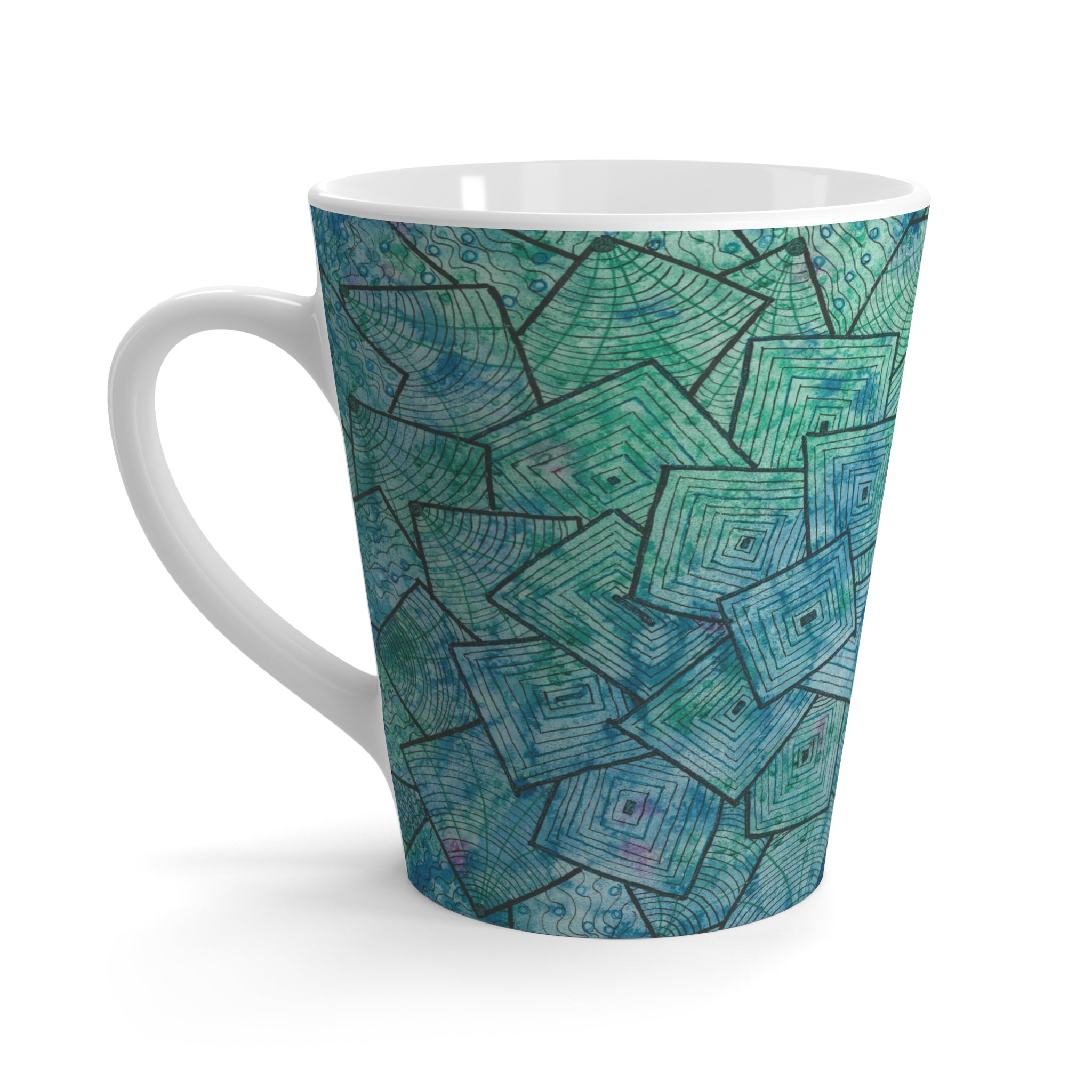 Coffee Mugs and Cups. Colourful Abstract Designs. Perfect for Home, Office or Special Gift #65 And The AnswerIs