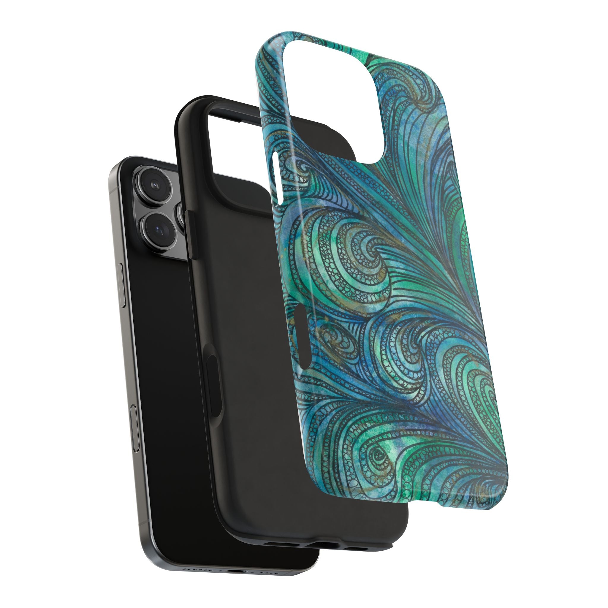 Tough Phone Case - All iPhones and Samsung Galaxys - Exciting Abstract Design #71 Call Of The Sea