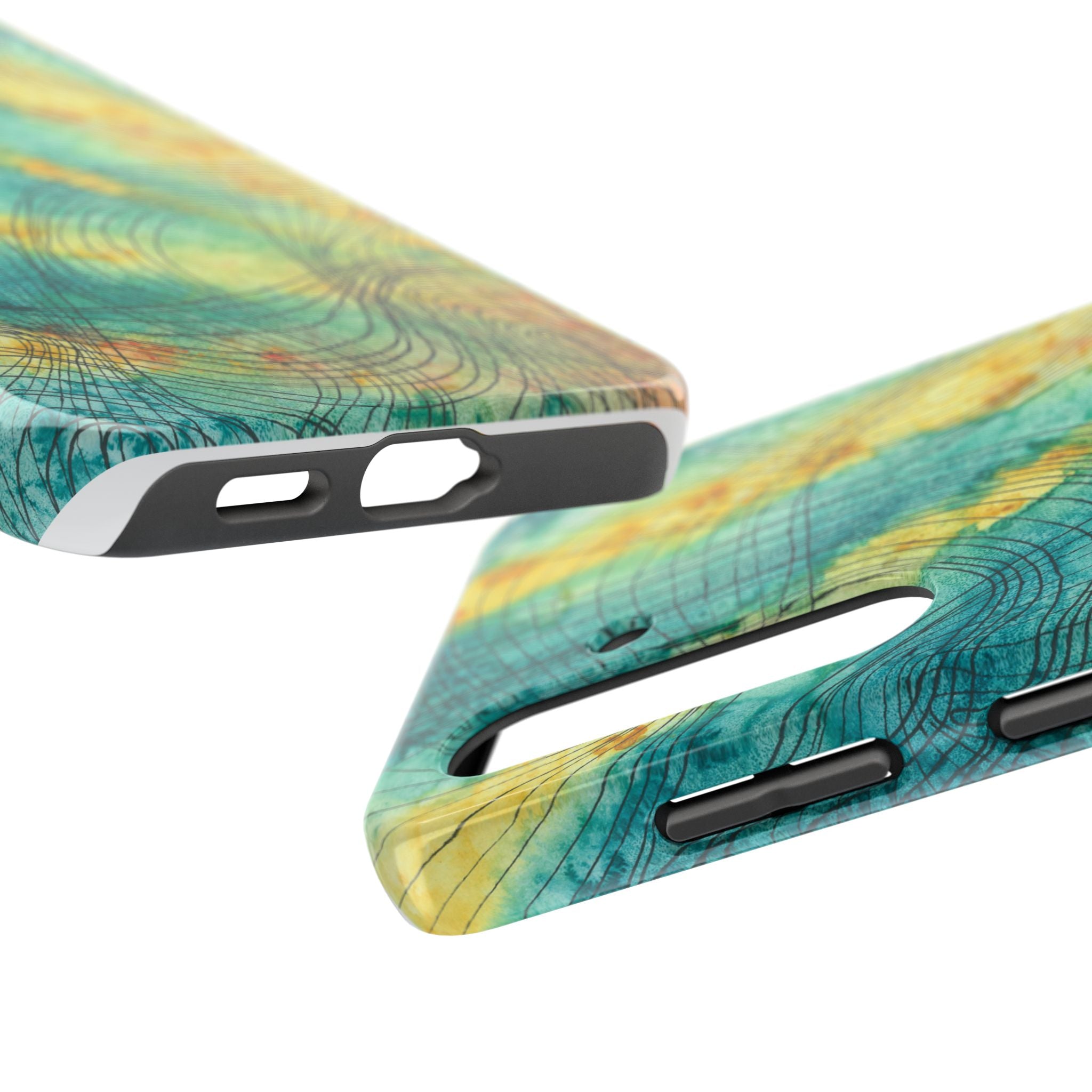 Tough Phone Case - All iPhones and Samsung Galaxys - Exciting Abstract Design #81 The Only Way Is Up