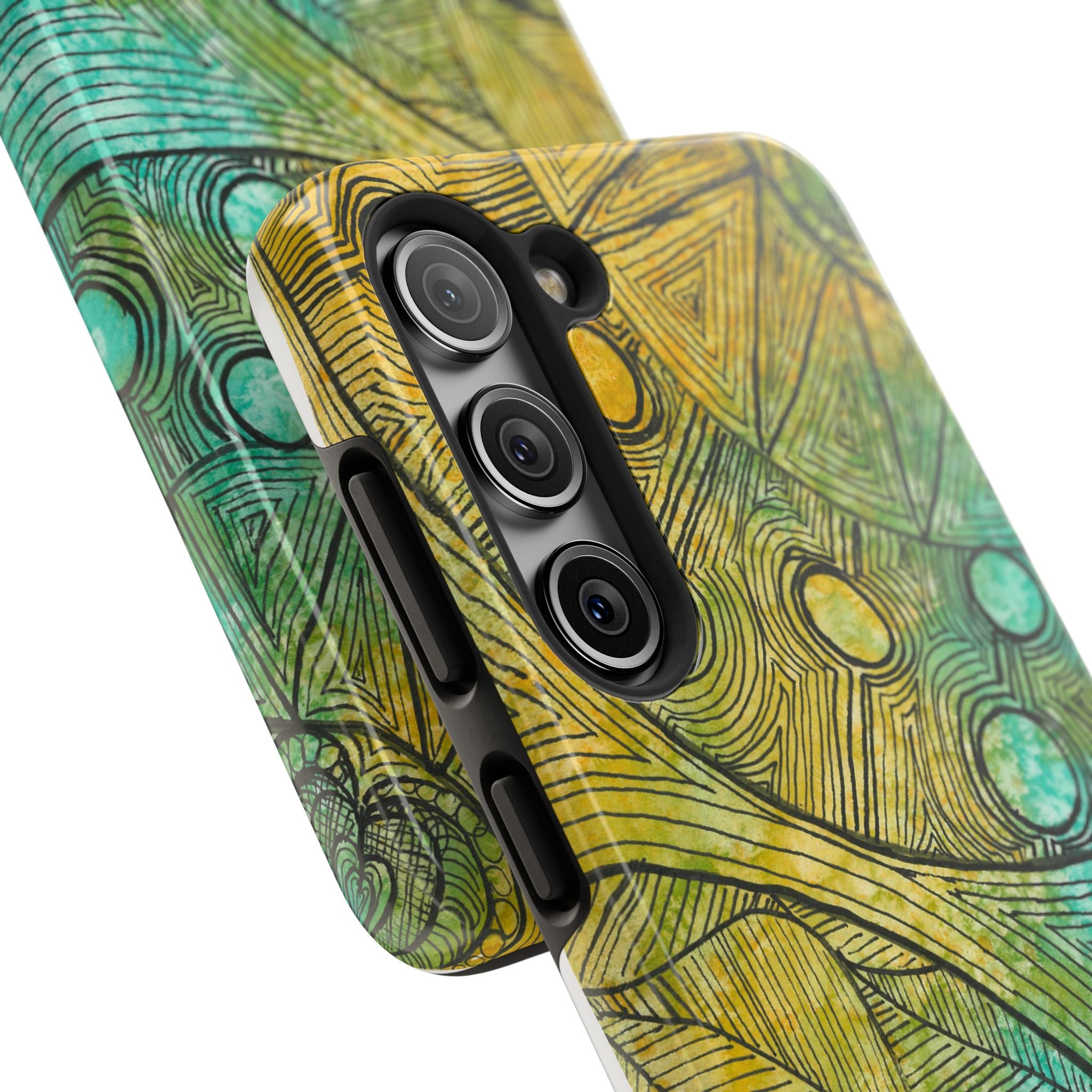 Tough Phone Case - All iPhones and Samsung Galaxys - Exciting Abstract Design #27 Come What May