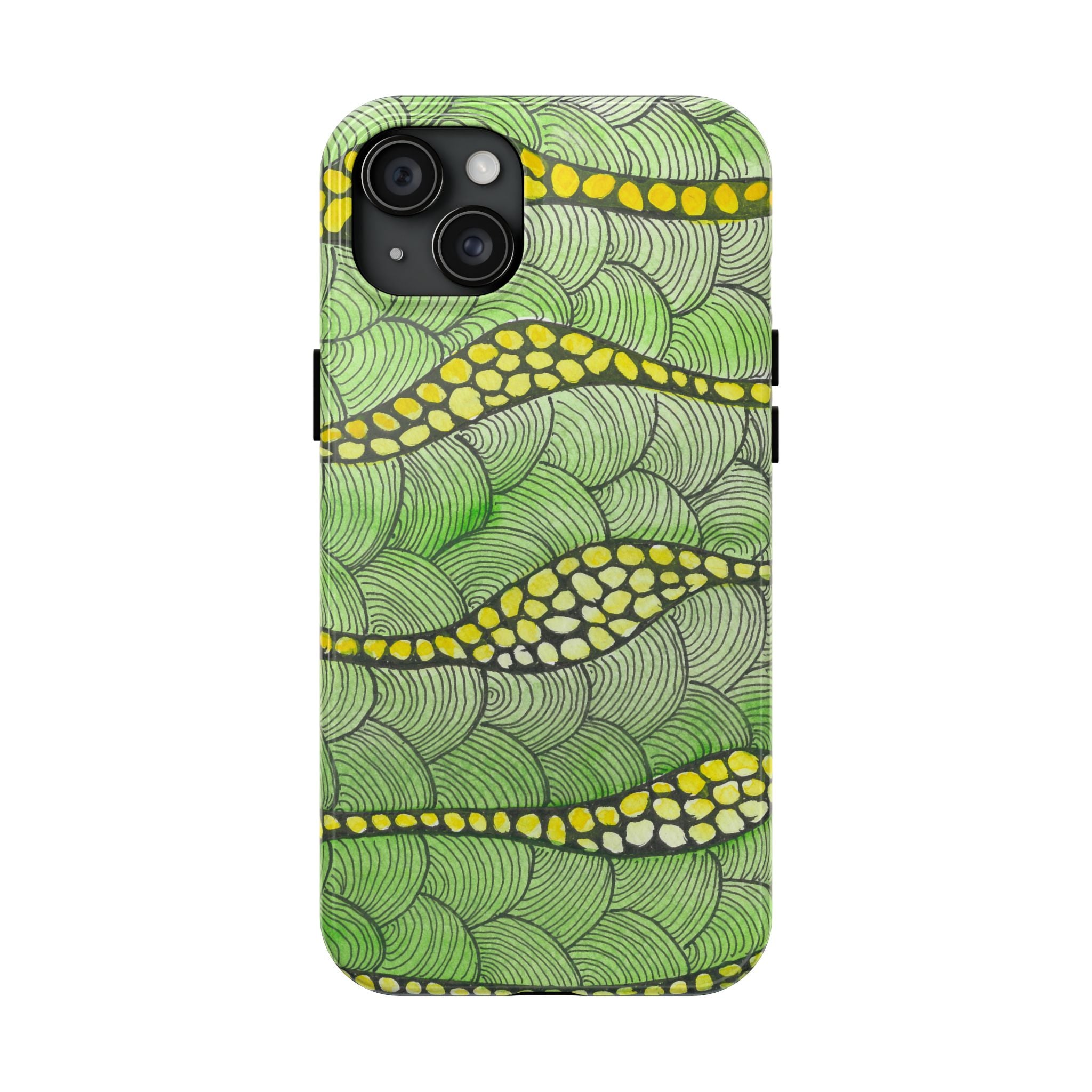 Tough Phone Case - All iPhones and Samsung Galaxys - Exciting Abstract Design #13 Watcha Thinking