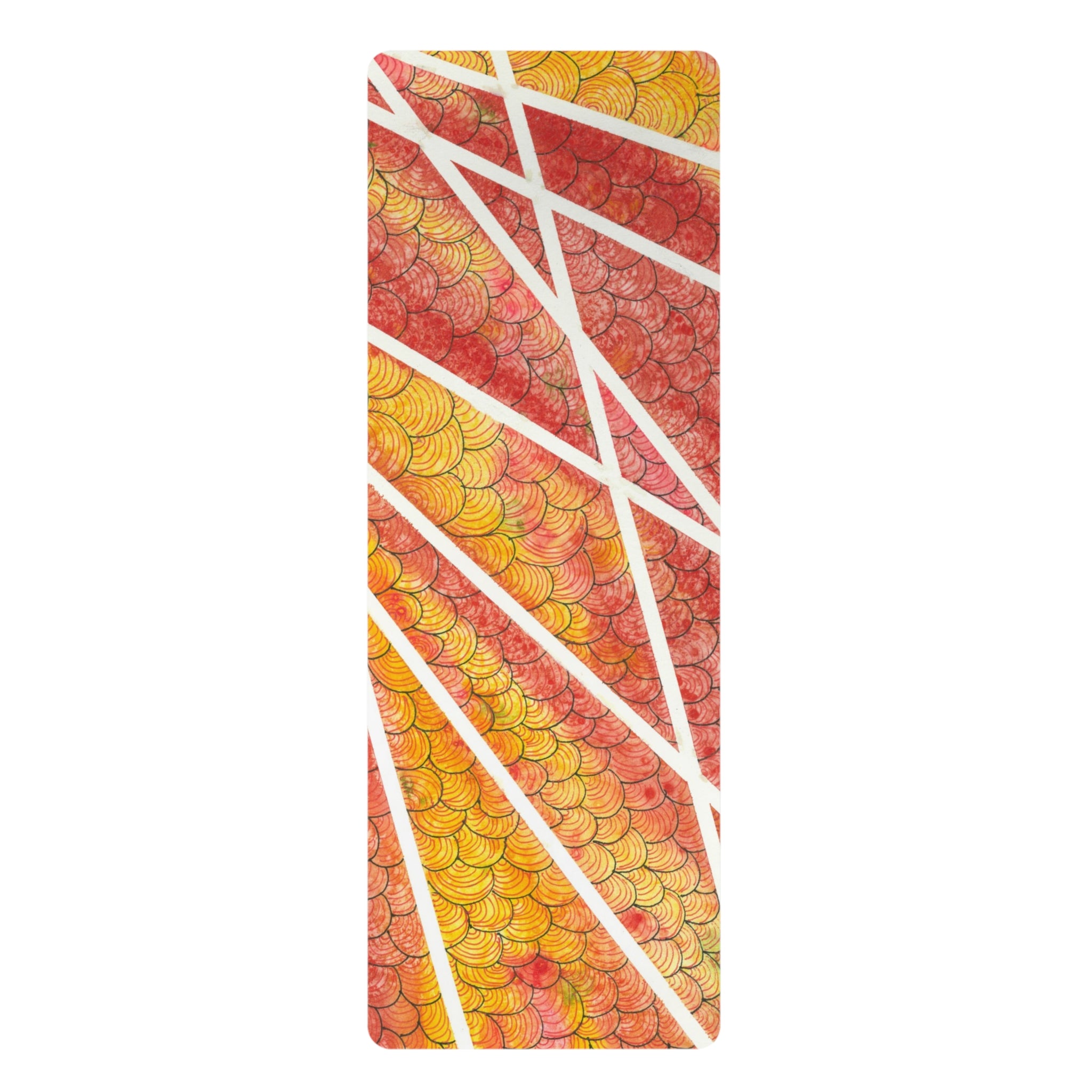 Yoga Mats and Gym Mats. Colourful Abstract Designs. Perfect for Home, Yoga or Gym Class, or a Special Gift #67 Max Mimosa