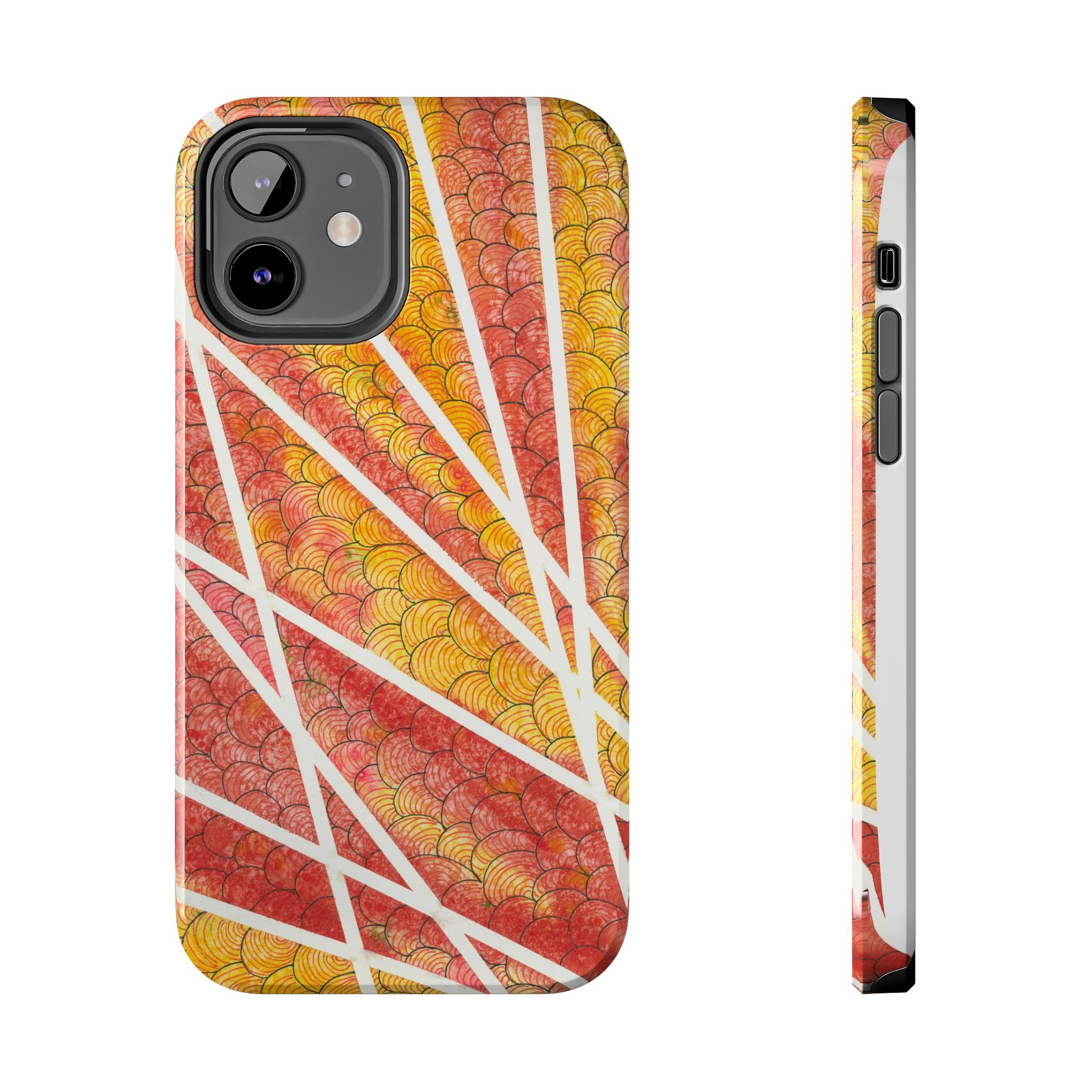 Tough Phone Case - All iPhones and Samsung Galaxys - Exciting Abstract Design #67 Max Mimosa