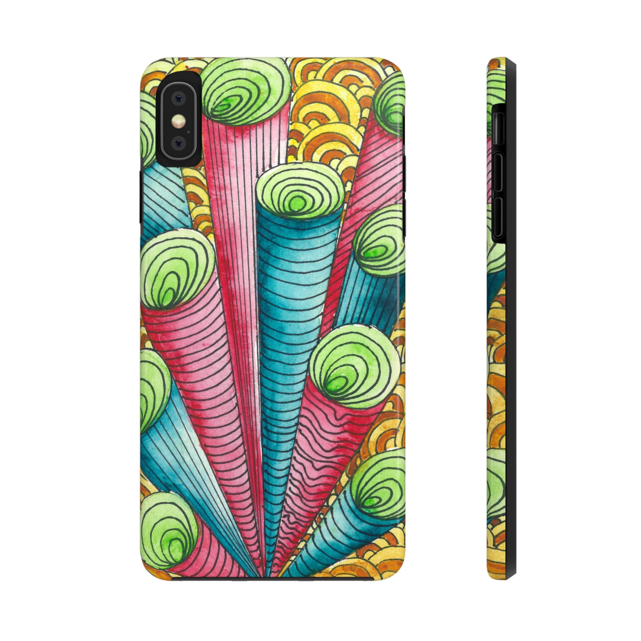 Tough Phone Case - All iPhones and Samsung Galaxys - Exciting Abstract Design #93 On A Mission
