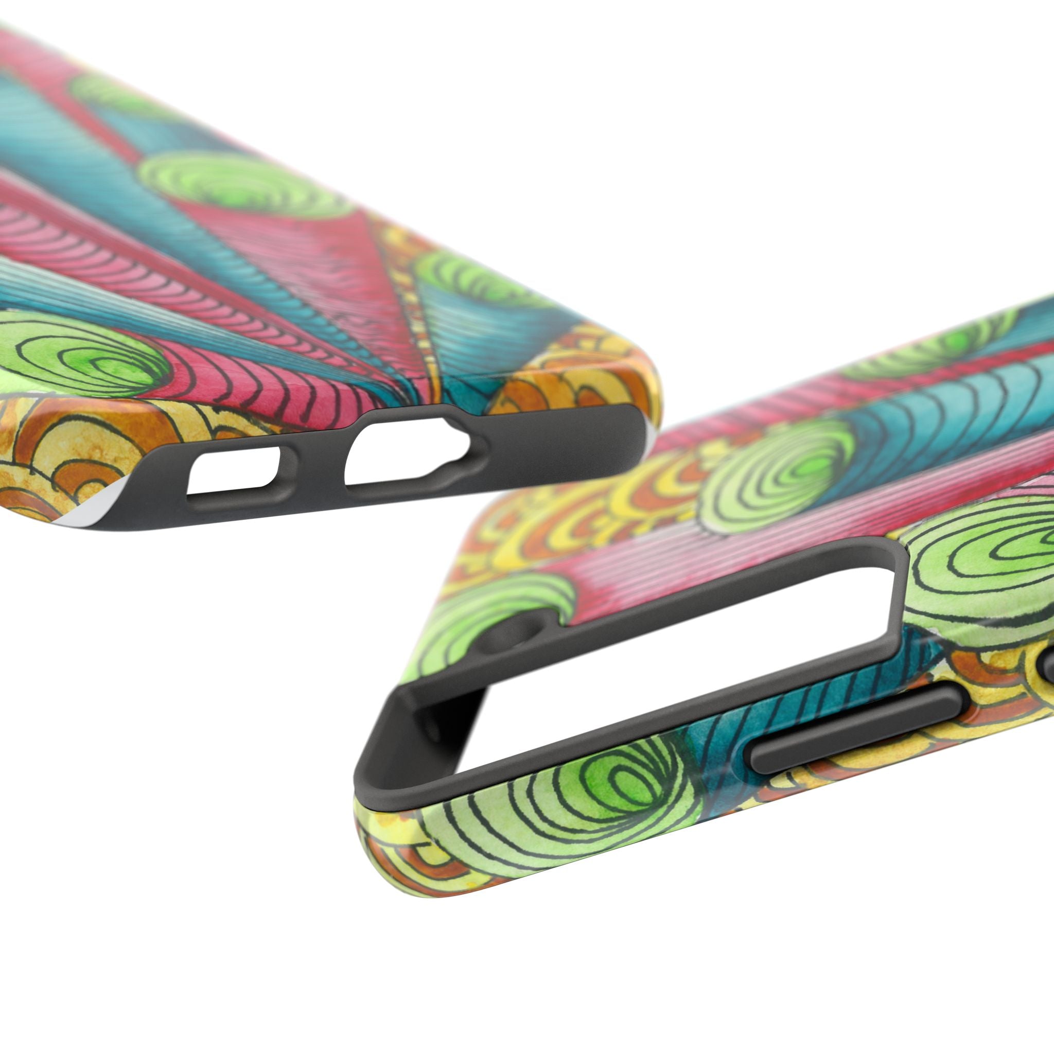 Tough Phone Case - All iPhones and Samsung Galaxys - Exciting Abstract Design #93 On A Mission