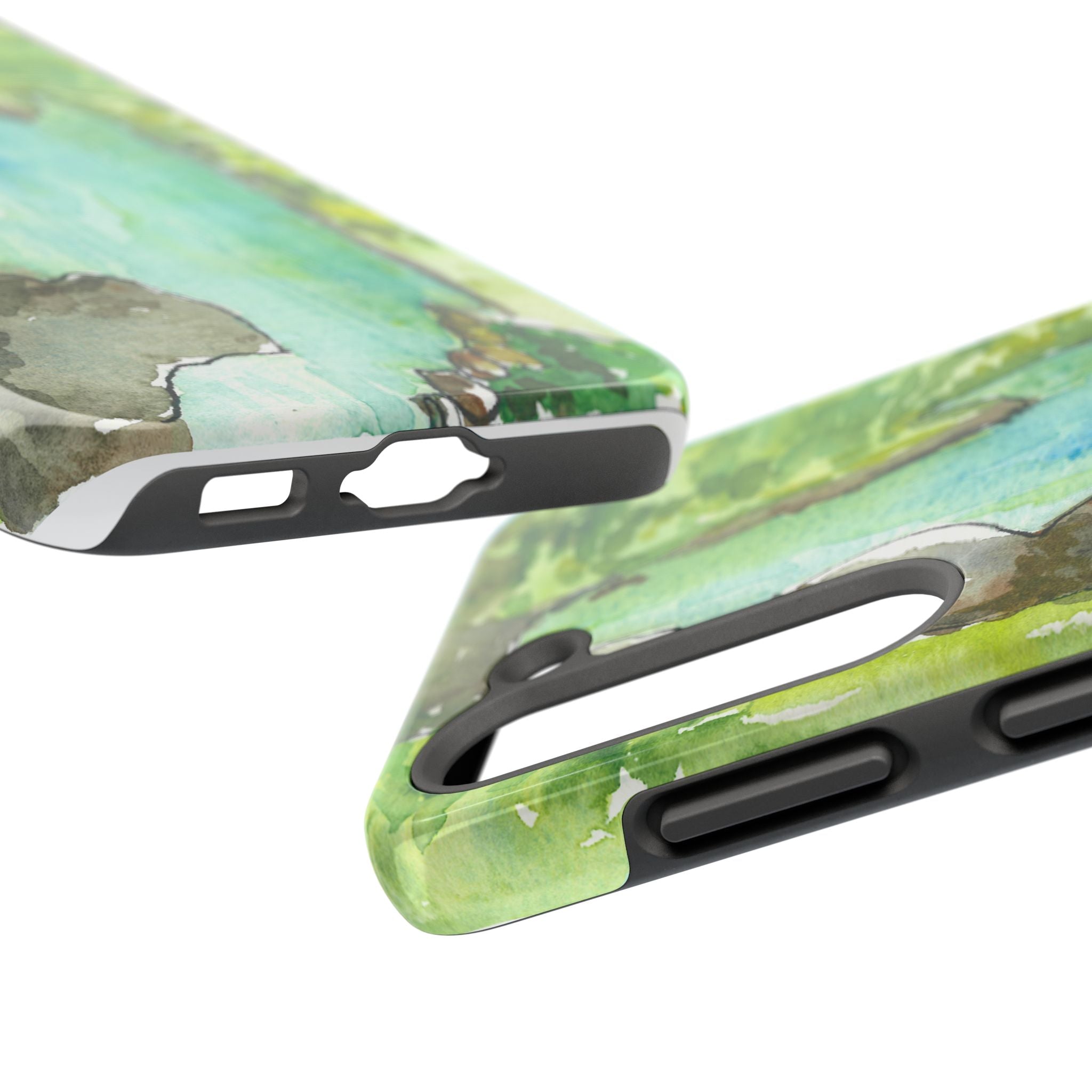 Tough Phone Case - All iPhones and Samsung Galaxys - Exciting Abstract Design #88 Tara River - Montenegro