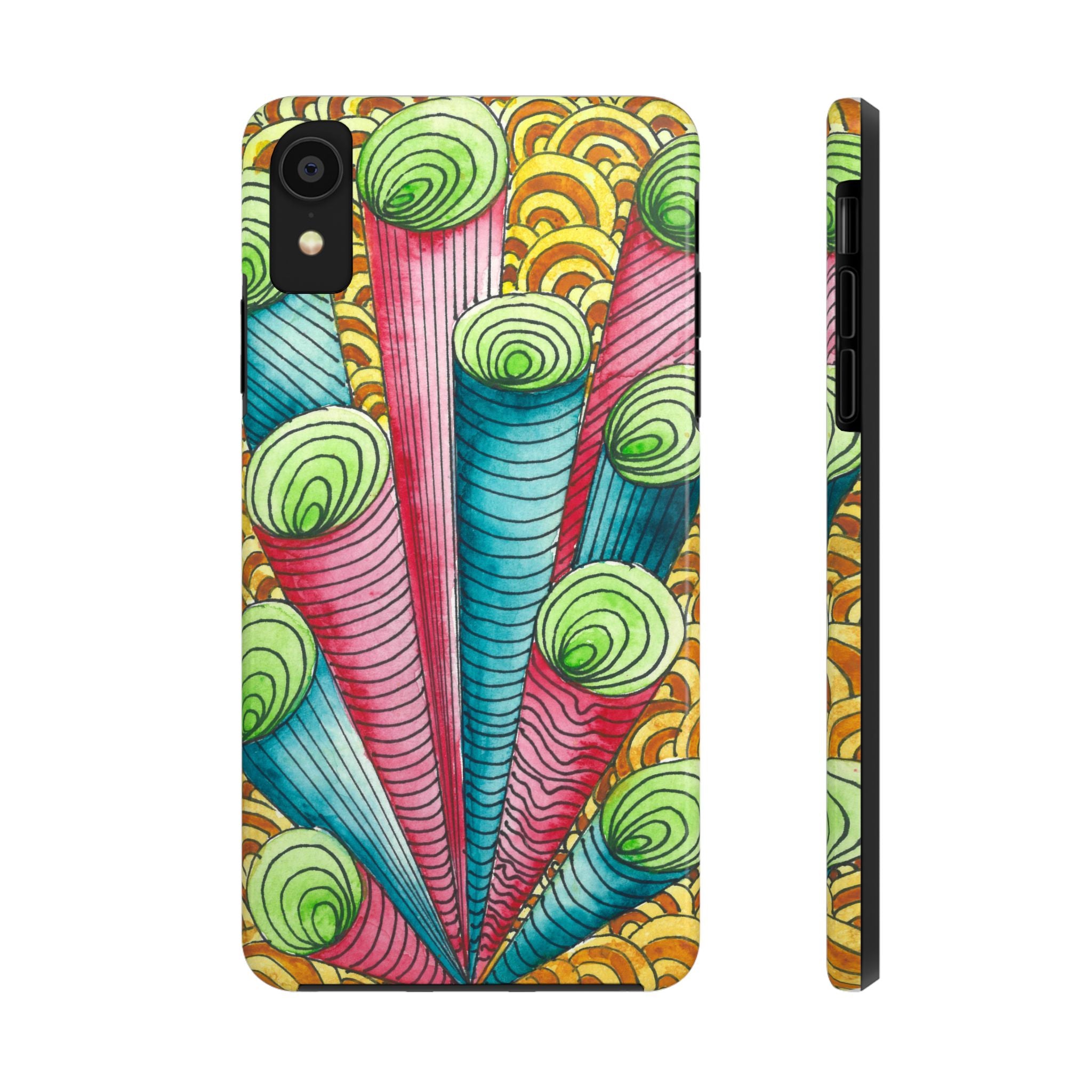 Tough Phone Case - All iPhones and Samsung Galaxys - Exciting Abstract Design #93 On A Mission