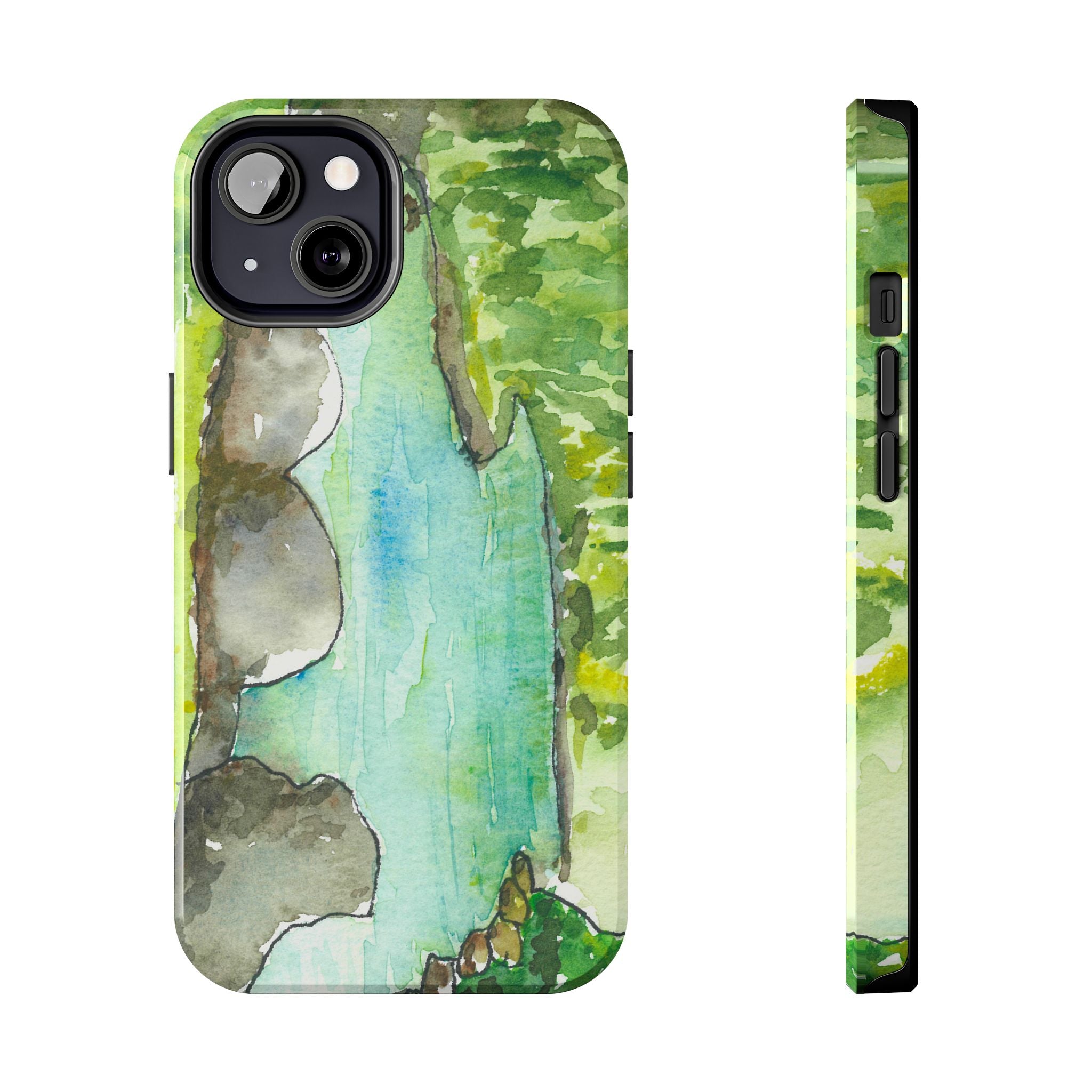Tough Phone Case - All iPhones and Samsung Galaxys - Exciting Abstract Design #88 Tara River - Montenegro