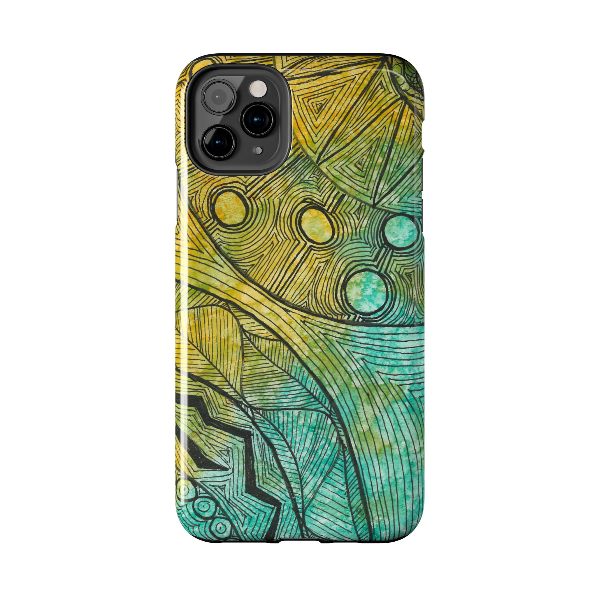 Tough Phone Case - All iPhones and Samsung Galaxys - Exciting Abstract Design #27 Come What May
