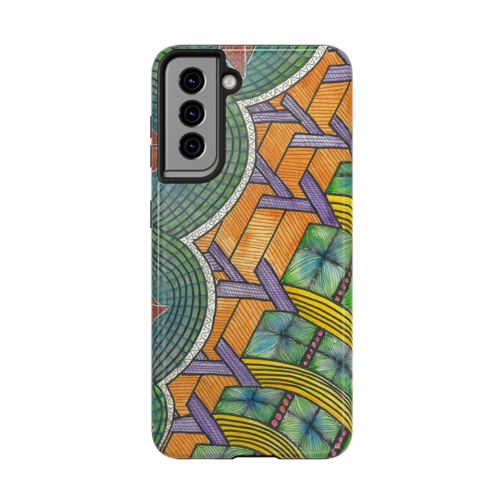 Tough Phone Case - All iPhones and Samsung Galaxys - Exciting Abstract Design #31 T'Eye Land
