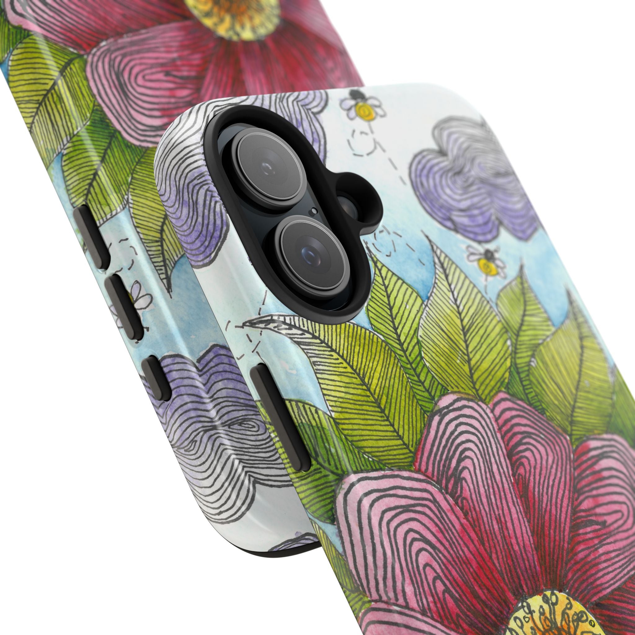 Tough Phone Case - All iPhones and Samsung Galaxys - Exciting Abstract Design  #4 Bloom'n