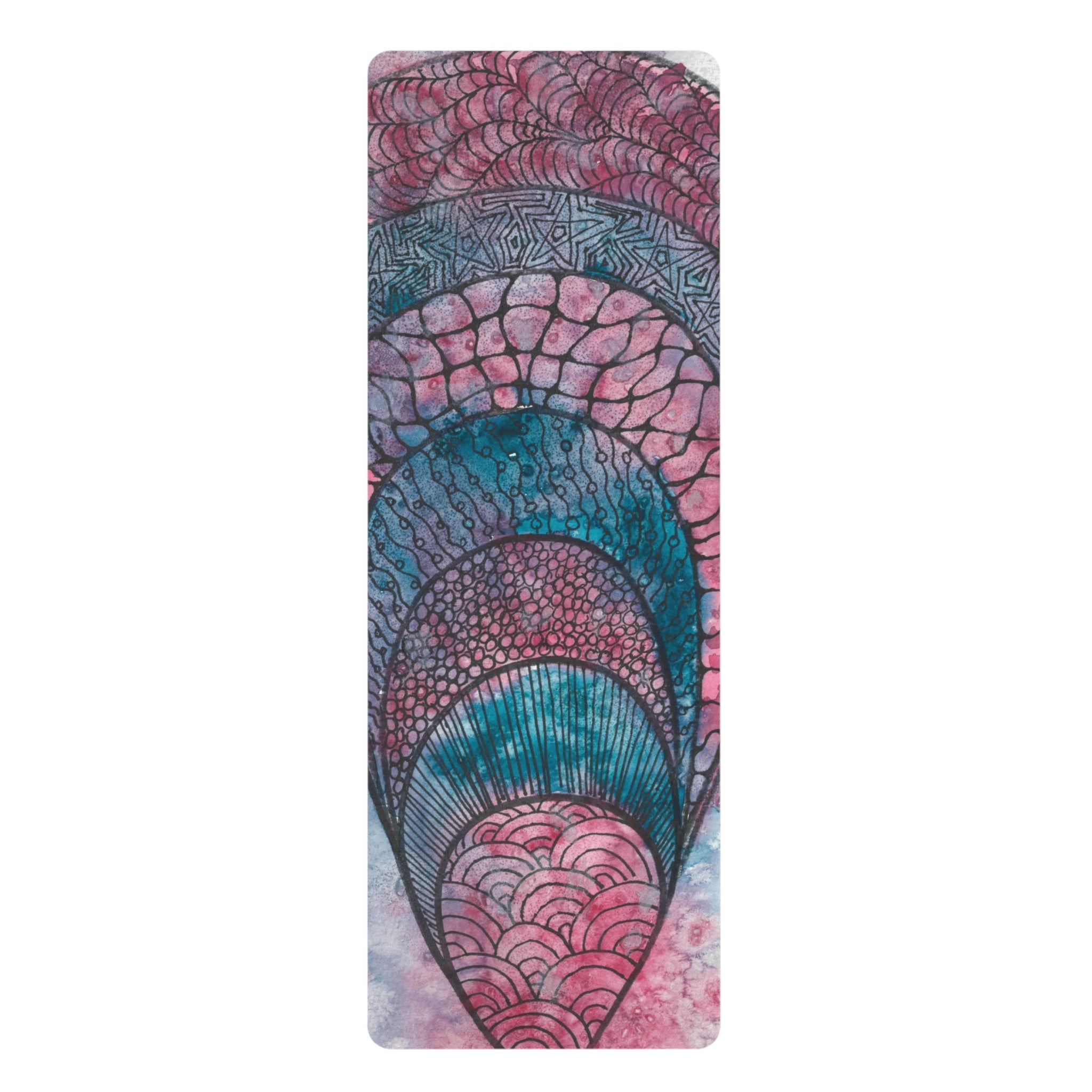 Yoga Mats and Gym Mats. Colourful Abstract Designs. Perfect for Home, Yoga or Gym Class, or a Special Gift #92 The Goddess Lives