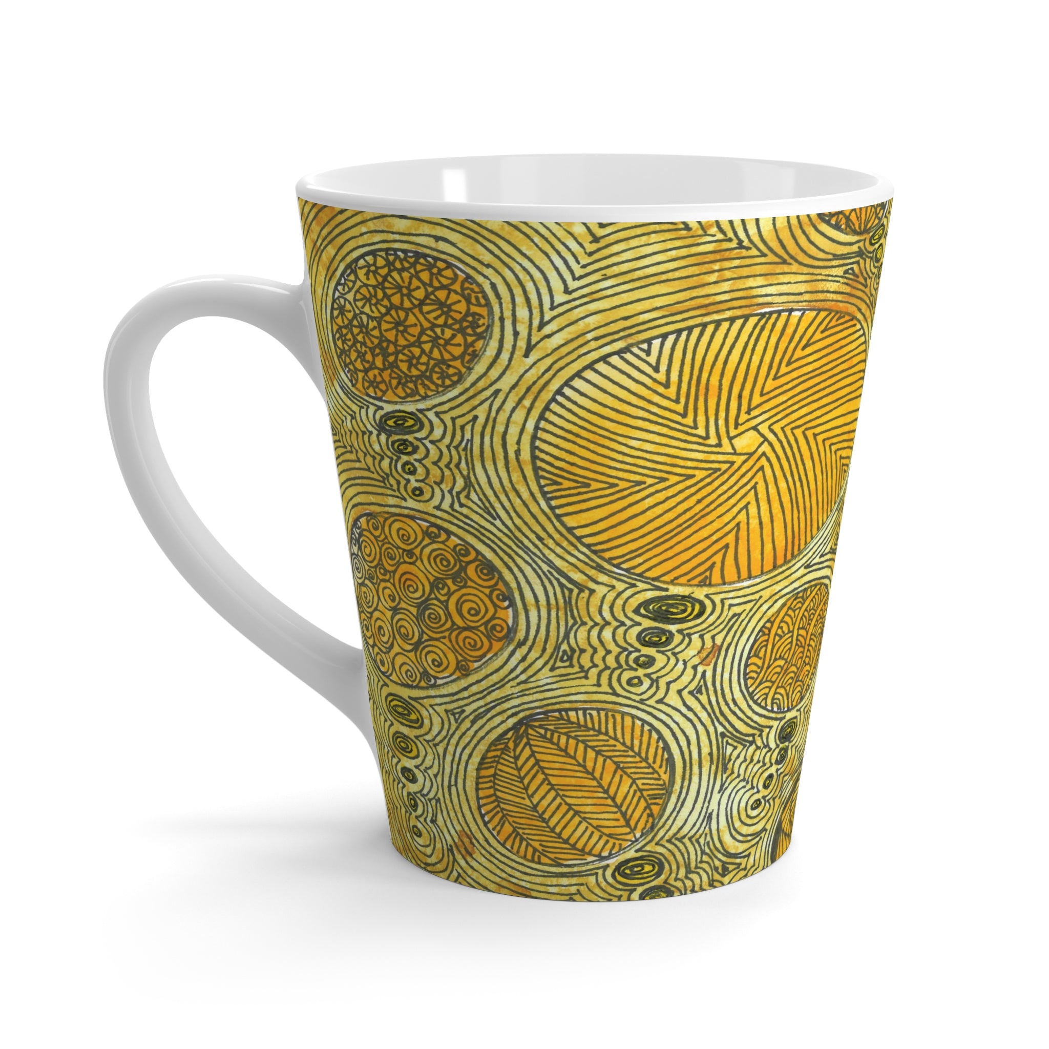 Coffee Mugs and Cups. Colourful Abstract Designs. Perfect for Home, Office or Special Gift #38 The Conversationalist