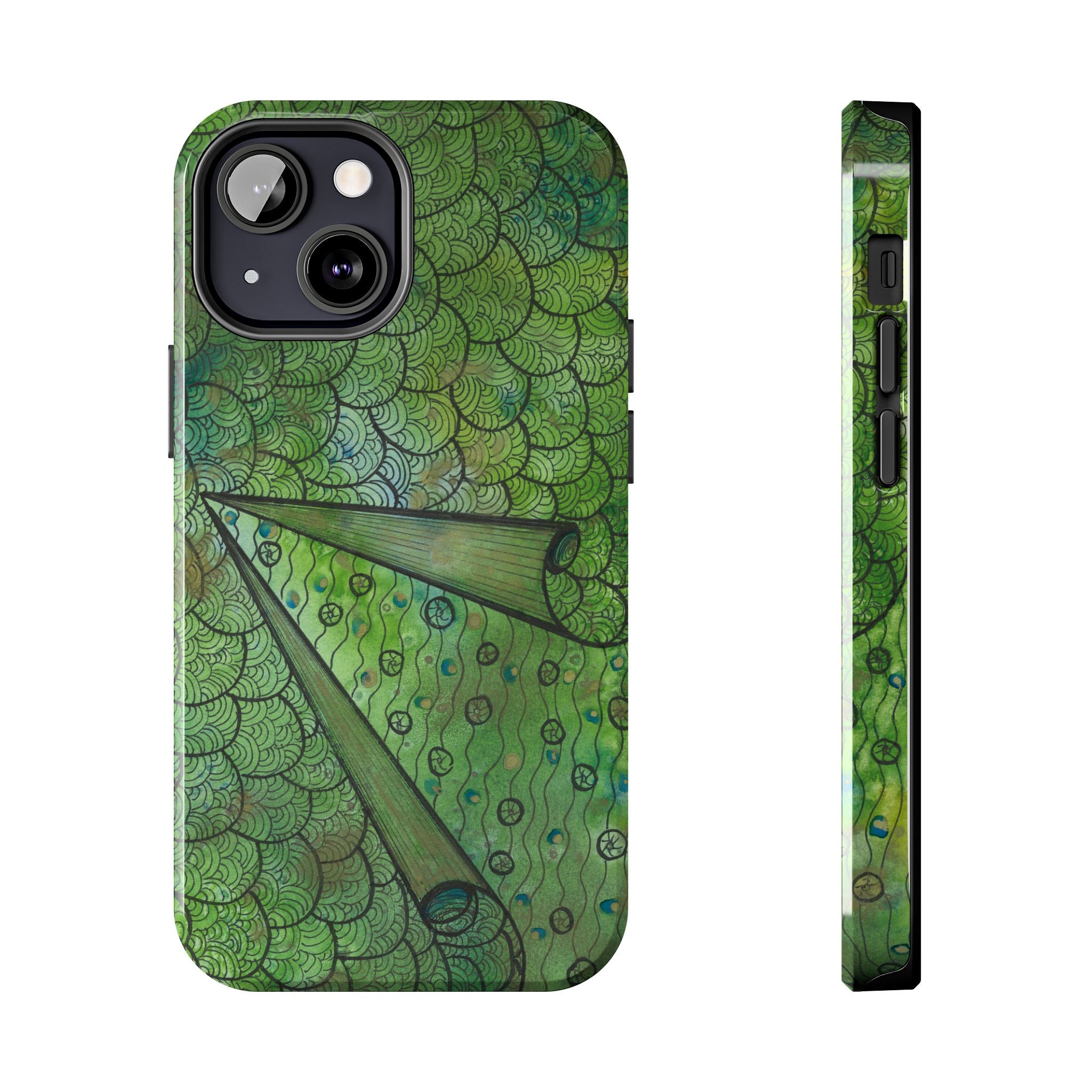 Tough Phone Case - All iPhones and Samsung Galaxys - Exciting Abstract Design #69 New Horizons