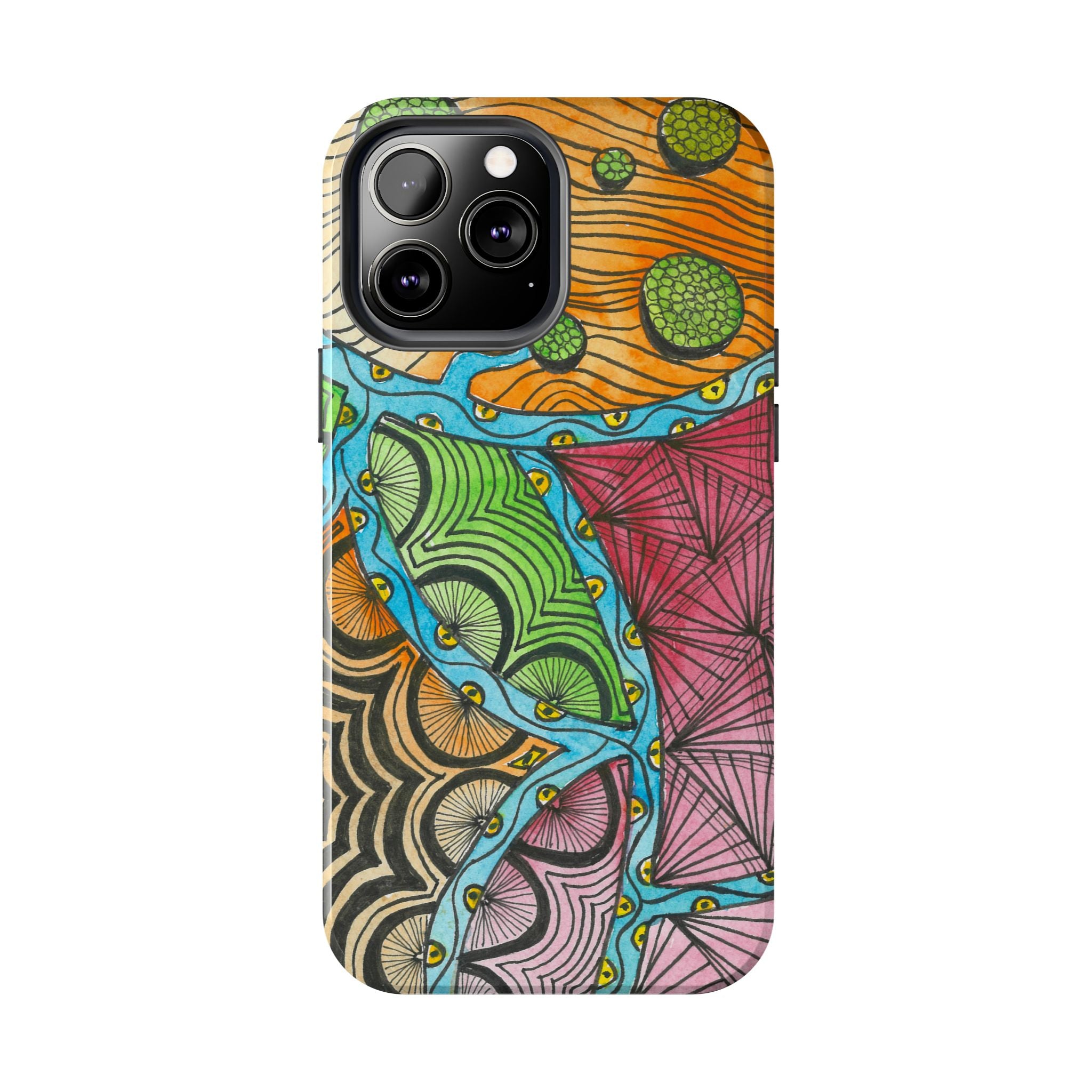 Tough Phone Case - All iPhones and Samsung Galaxys - Exciting Abstract Design #11 Today's The Day