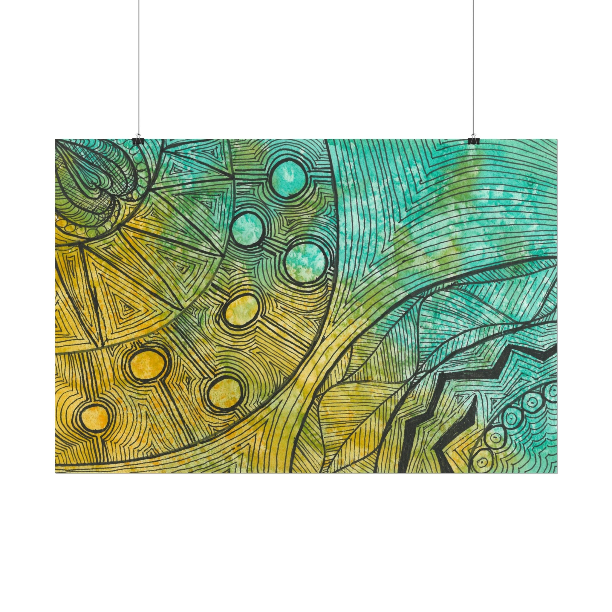 Large Colourful Wall Art, Posters & Prints, For Office, Bedroom or Living Room, or Special Gift #27 Come What May