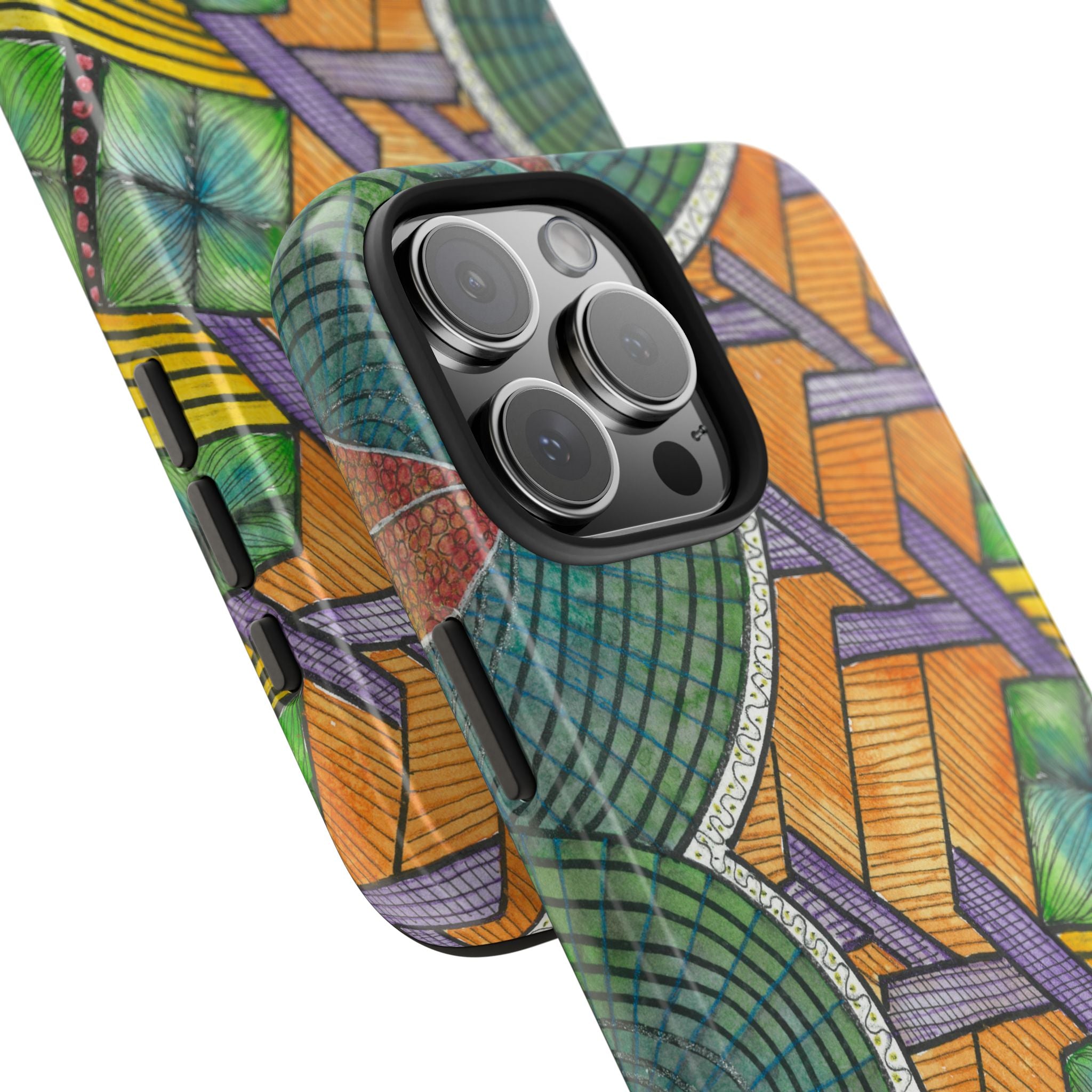 Tough Phone Case - All iPhones and Samsung Galaxys - Exciting Abstract Design #31 T'Eye Land