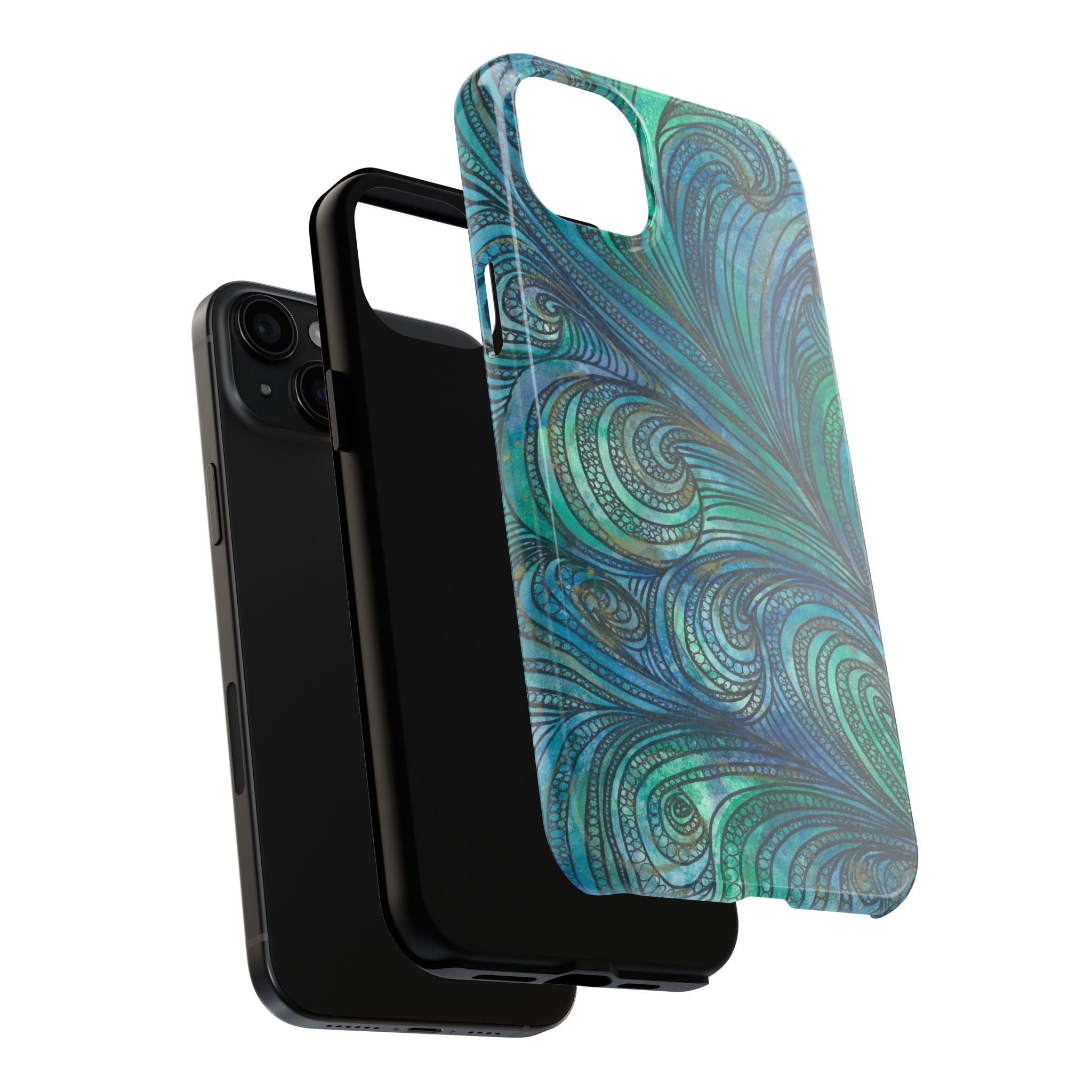 Tough Phone Case - All iPhones and Samsung Galaxys - Exciting Abstract Design #71 Call Of The Sea