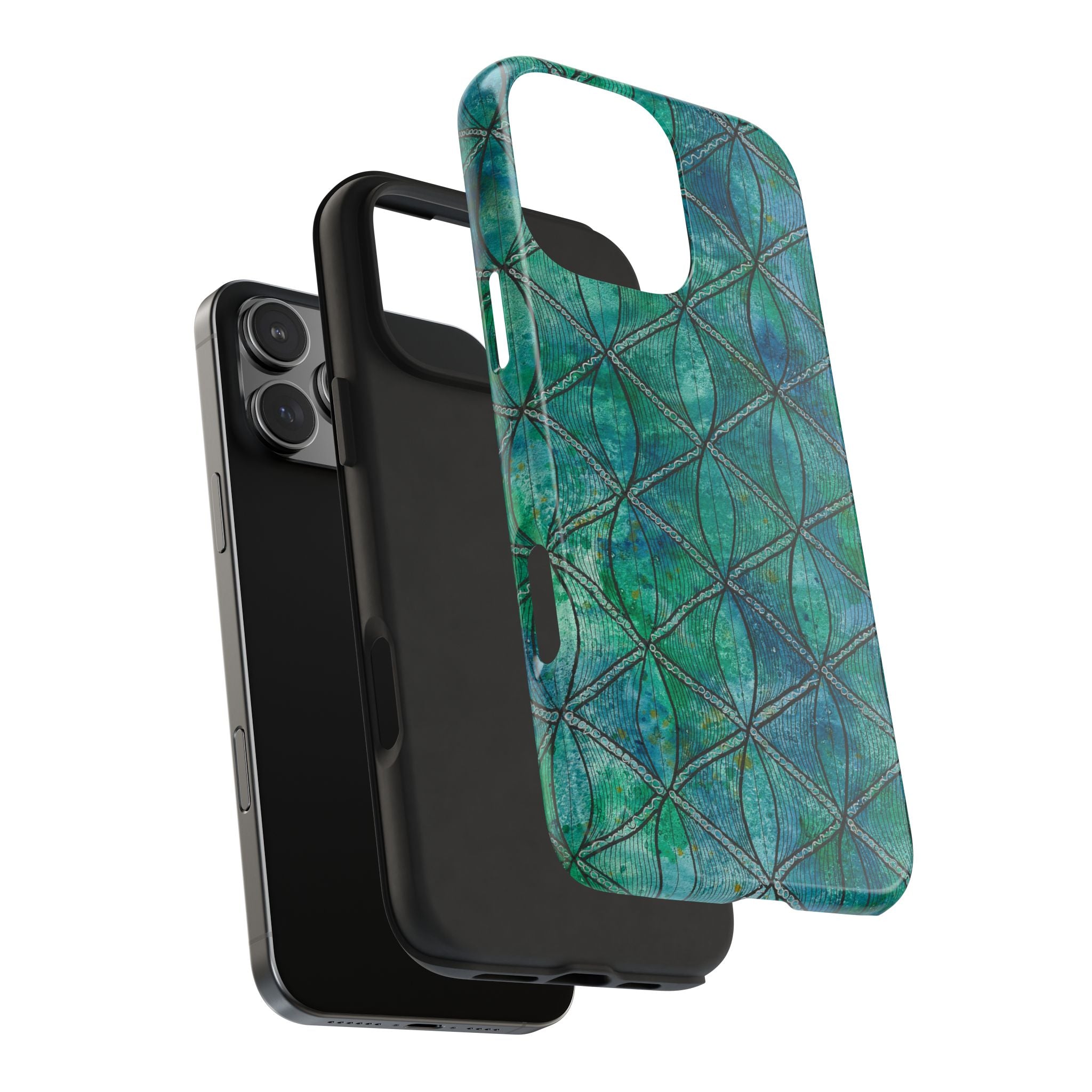 Tough Phone Case - All iPhones and Samsung Galaxys - Exciting Abstract Design #58 How's the Serenity