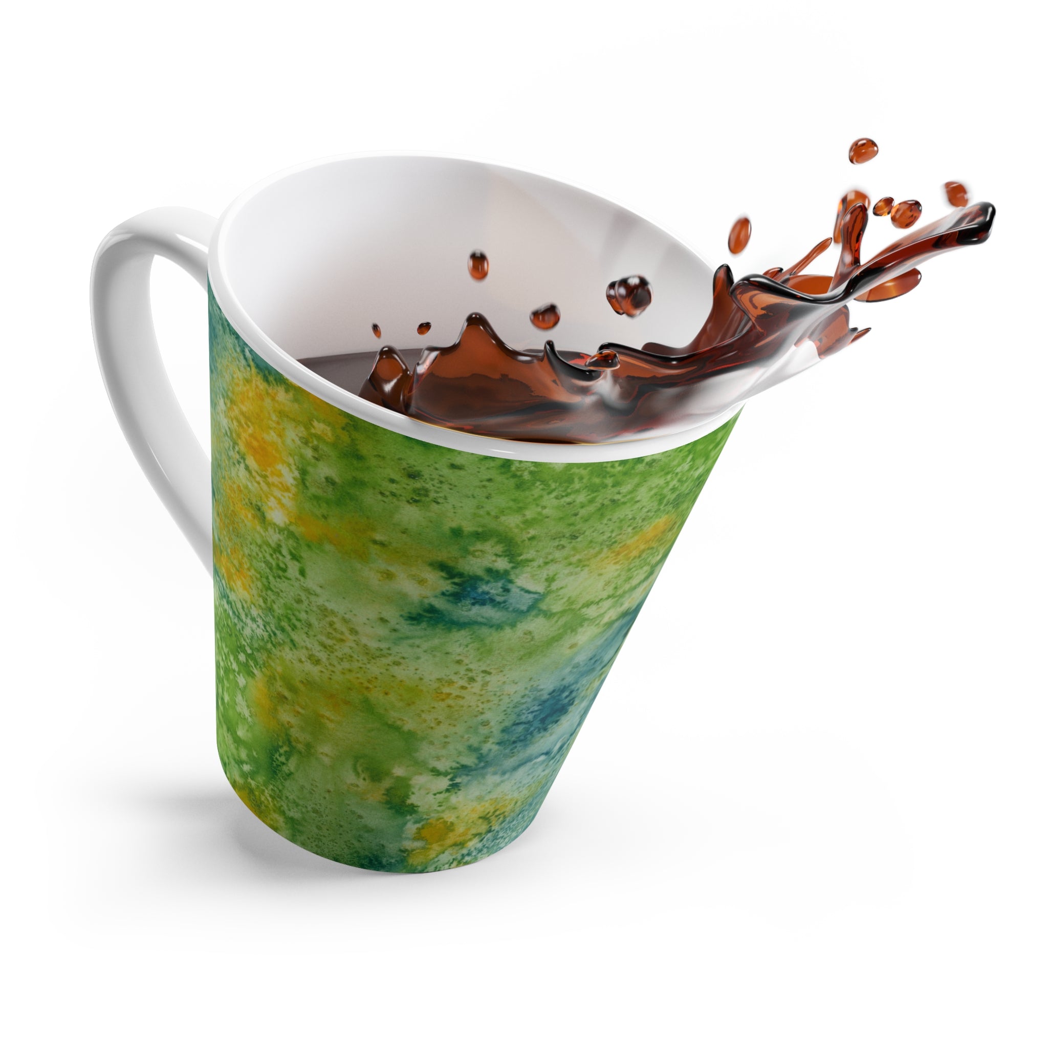 Coffee Mugs and Cups. Colourful Abstract Designs. Perfect for Home, Office or Special Gift #52 View From Above
