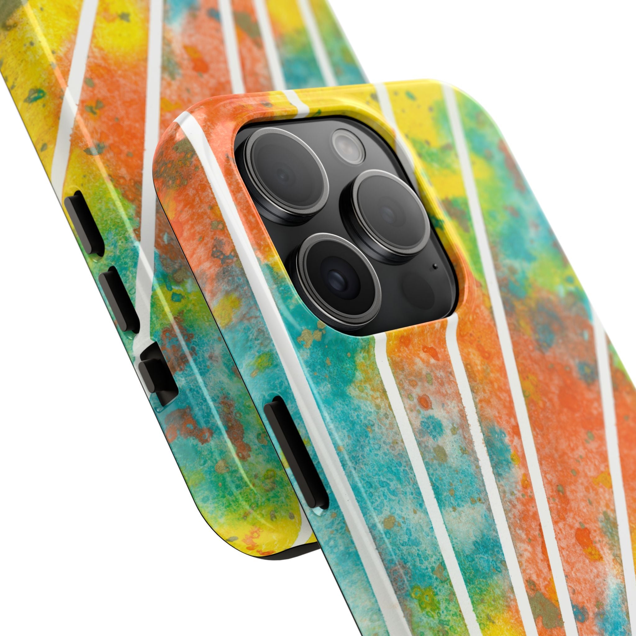 Tough Phone Case - All iPhones and Samsung Galaxys - Exciting Abstract Design #101 Your Energy Radiates