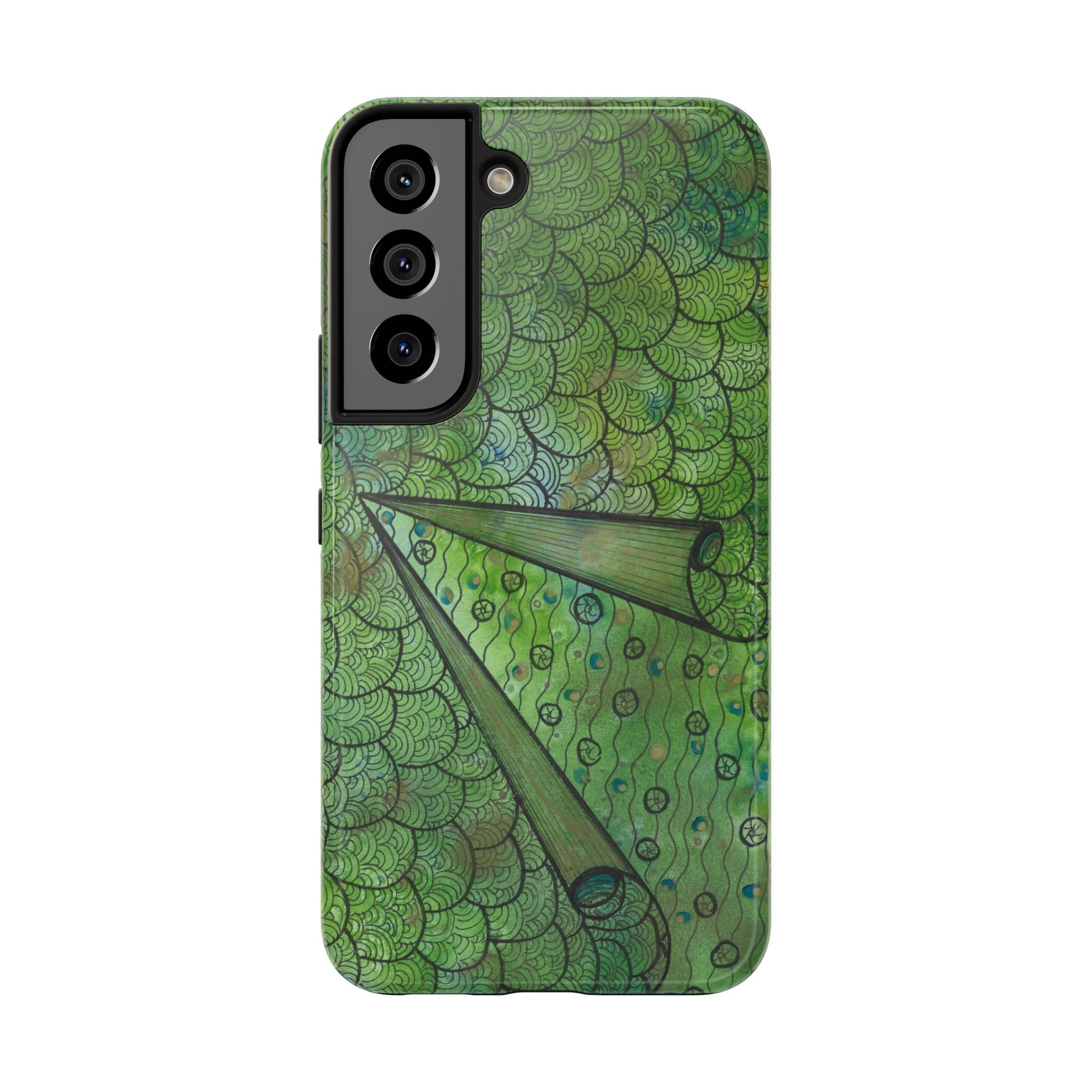 Tough Phone Case - All iPhones and Samsung Galaxys - Exciting Abstract Design #69 New Horizons