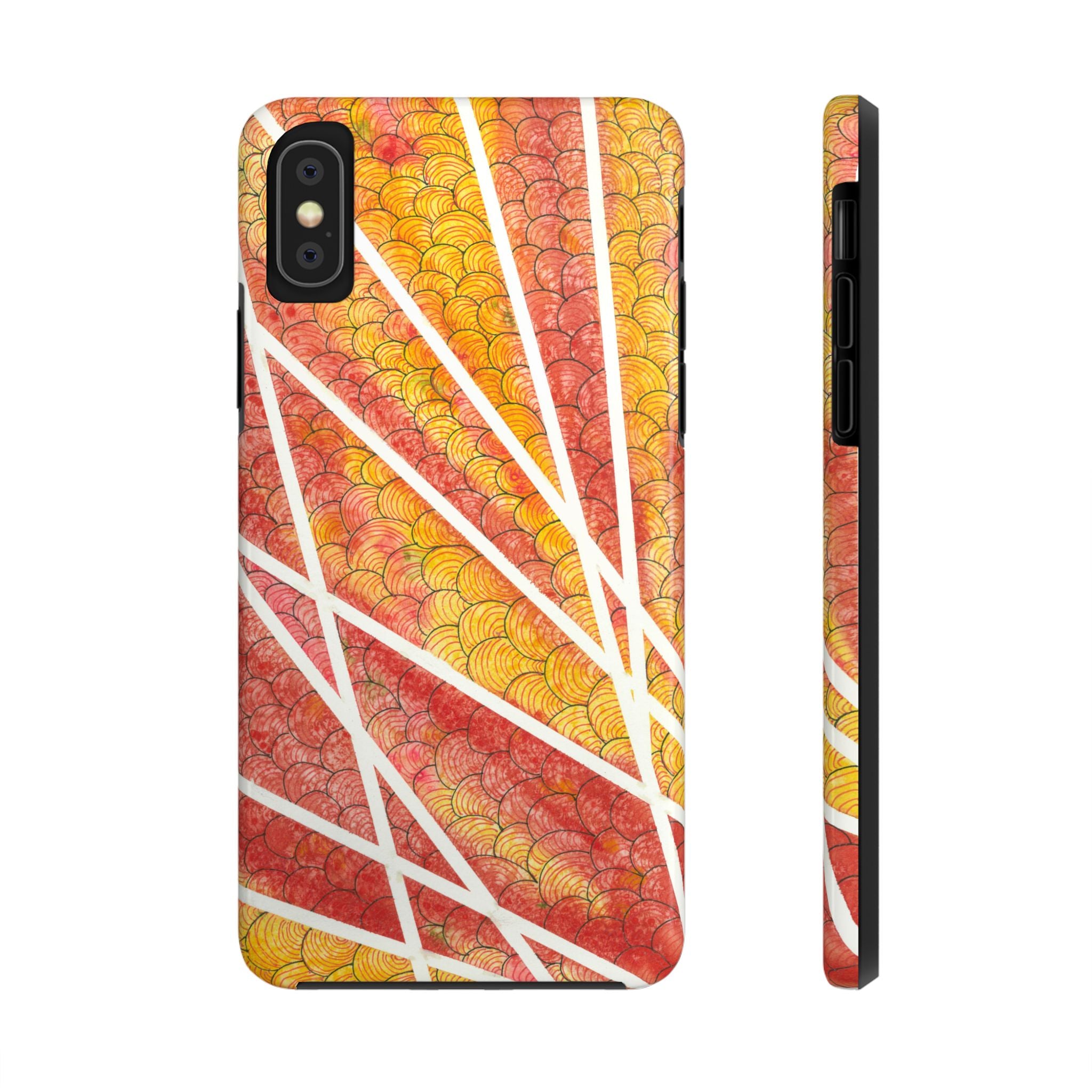 Tough Phone Case - All iPhones and Samsung Galaxys - Exciting Abstract Design #67 Max Mimosa