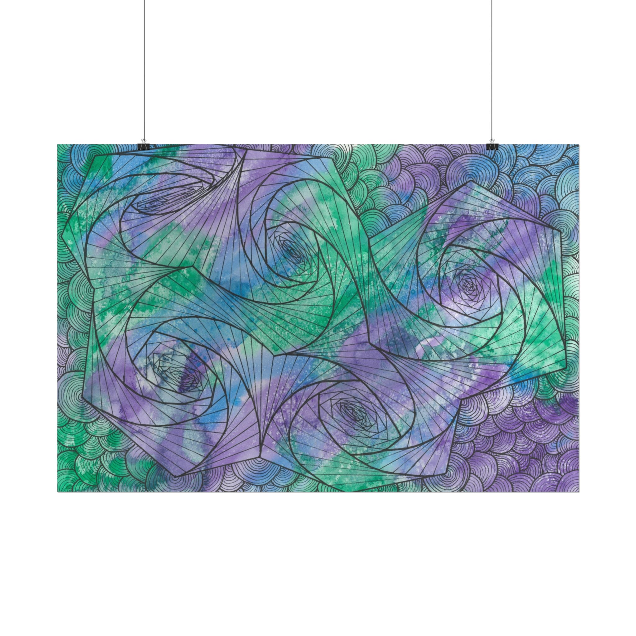 Large Colourful Wall Art, Posters & Prints, For Office, Bedroom or Living Room, or Special Gift #50 If Not Now When