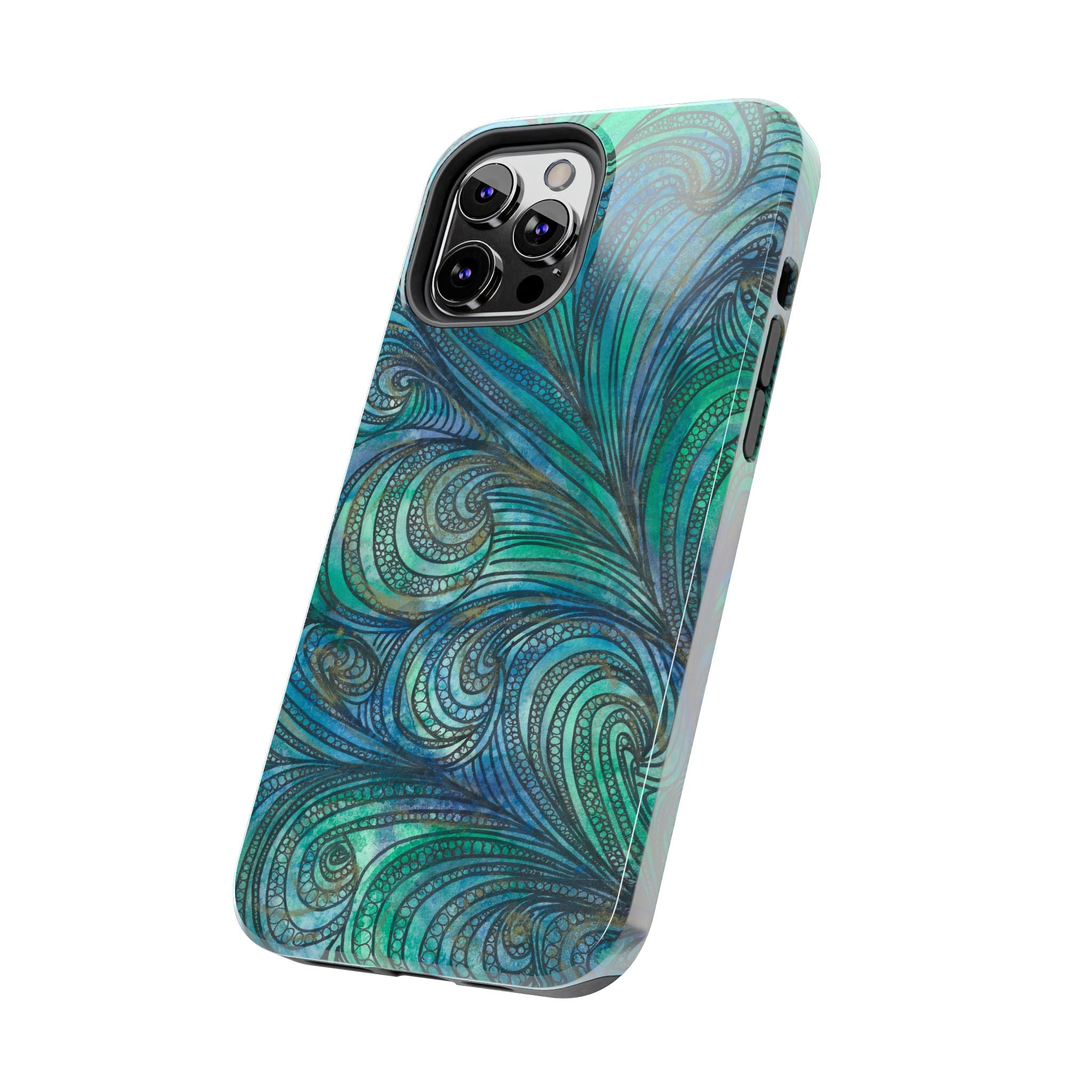 Tough Phone Case - All iPhones and Samsung Galaxys - Exciting Abstract Design #71 Call Of The Sea