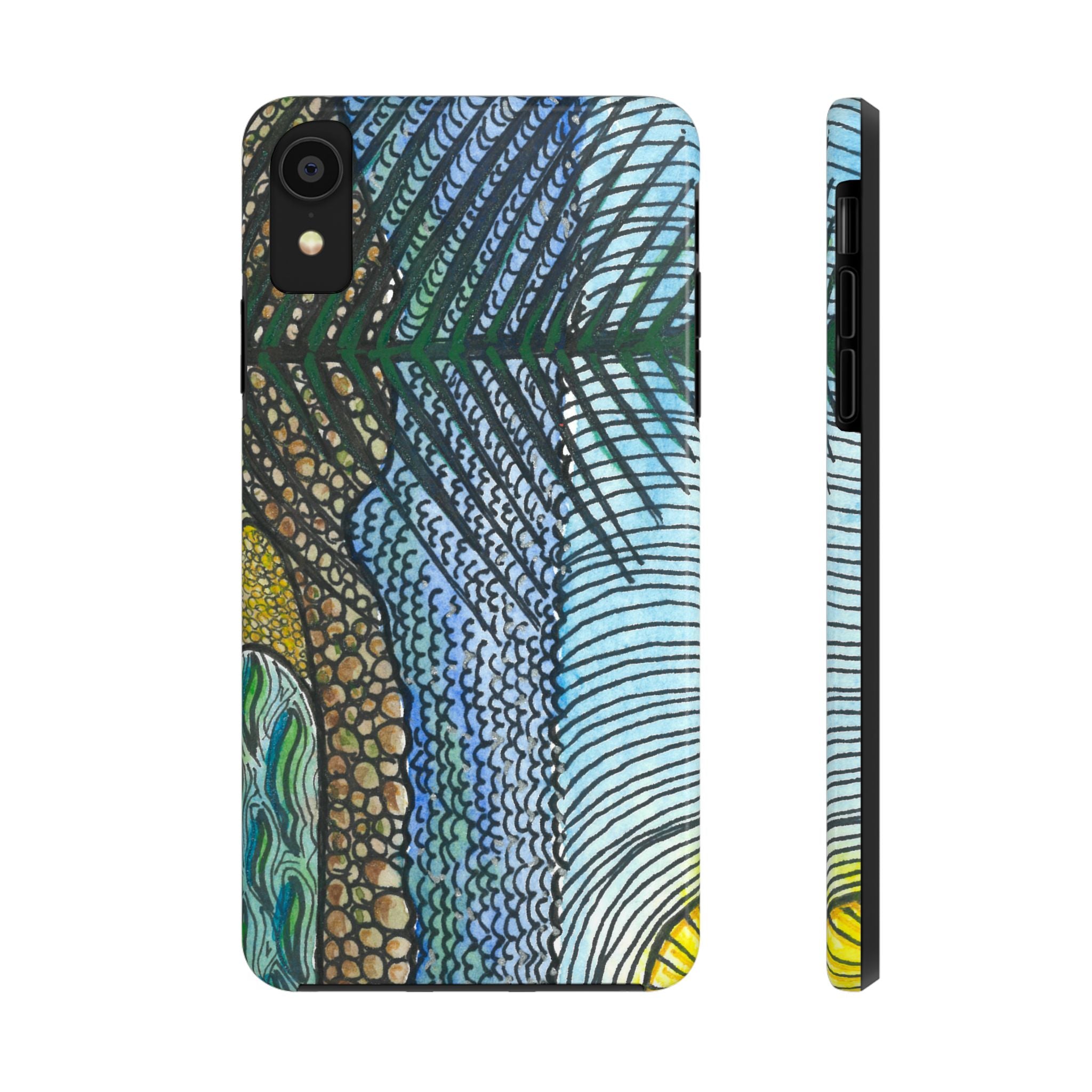 Tough Phone Case - All iPhones and Samsung Galaxys - Exciting Abstract Design #47 Cottesloe
