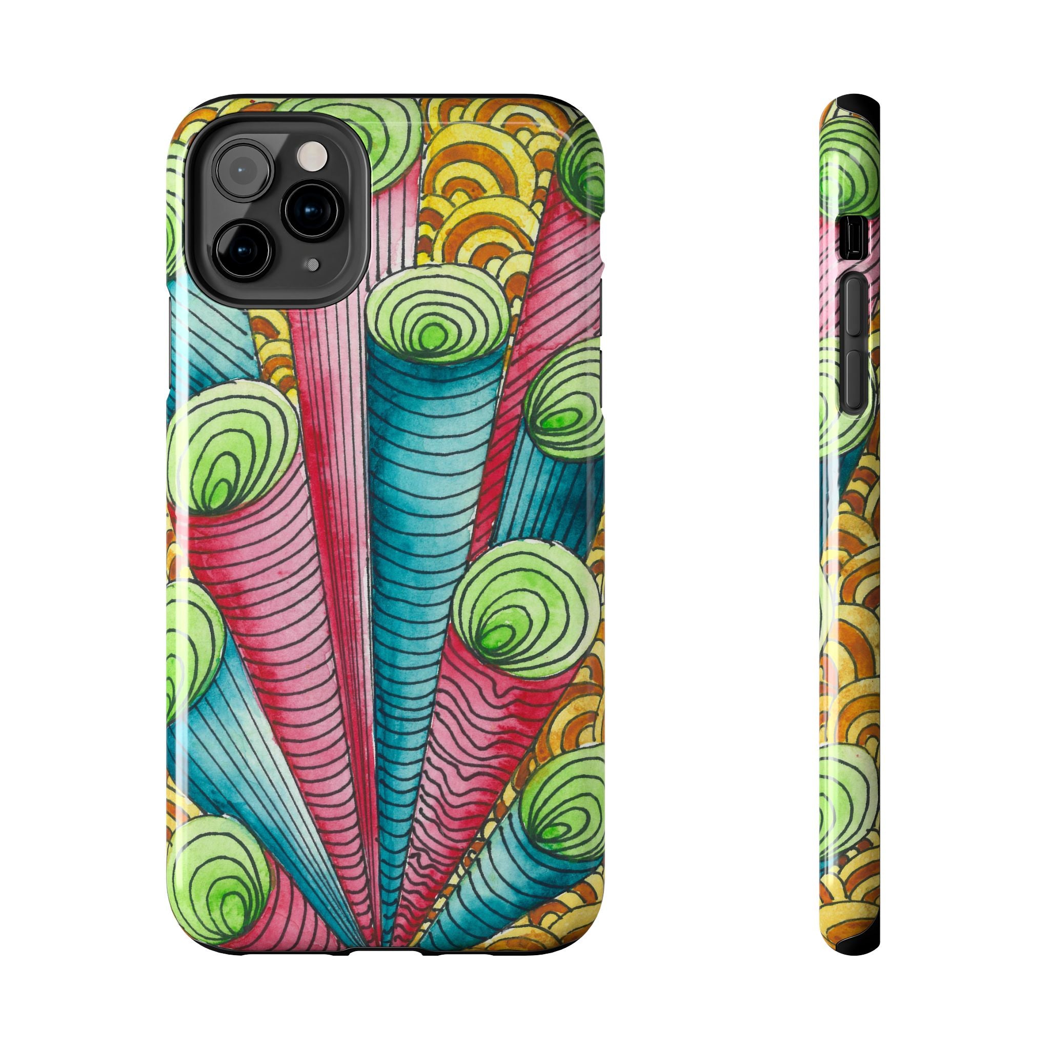 Tough Phone Case - All iPhones and Samsung Galaxys - Exciting Abstract Design #93 On A Mission