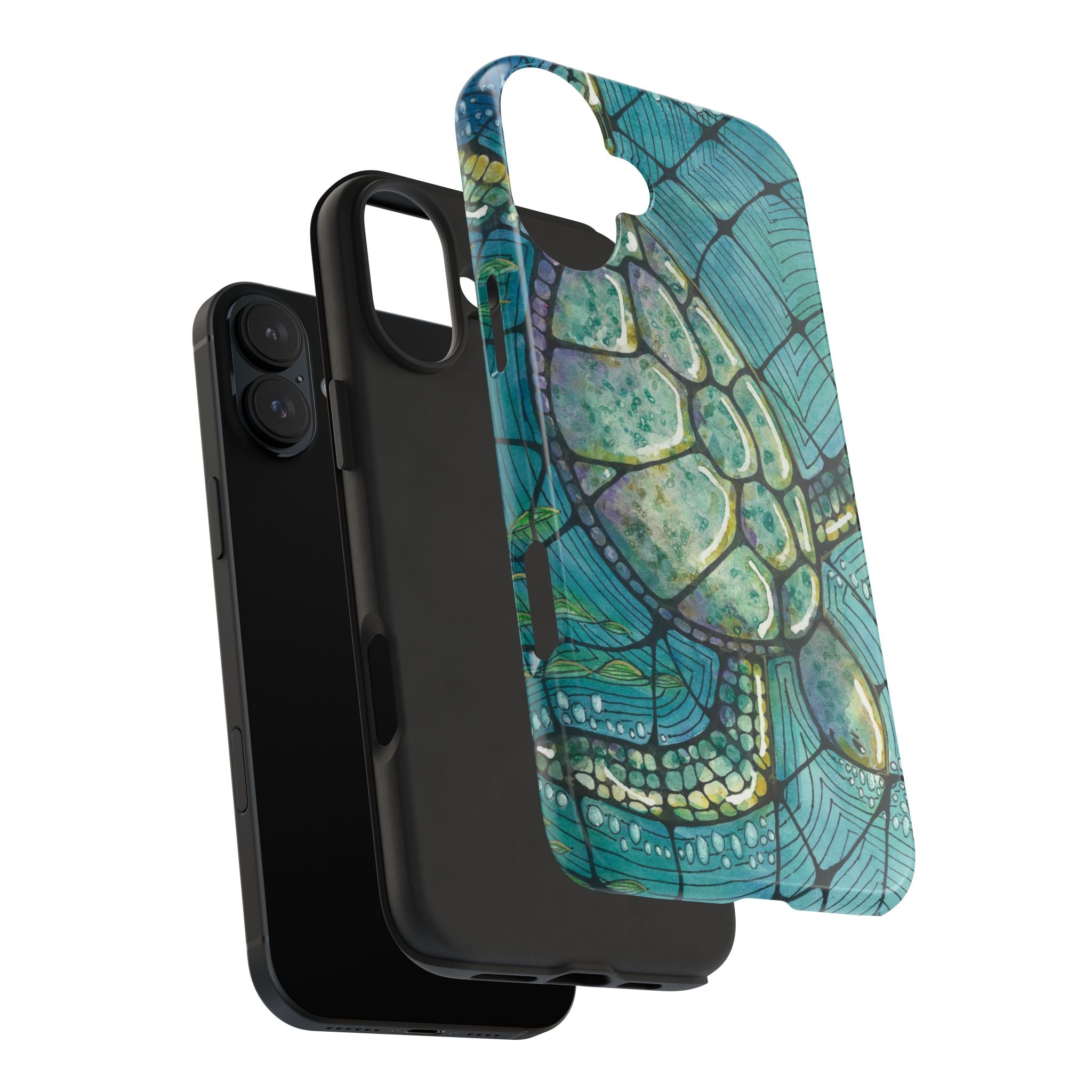 Tough Phone Case - All iPhones and Samsung Galaxys - Exciting Abstract Design #73 Turtling Along