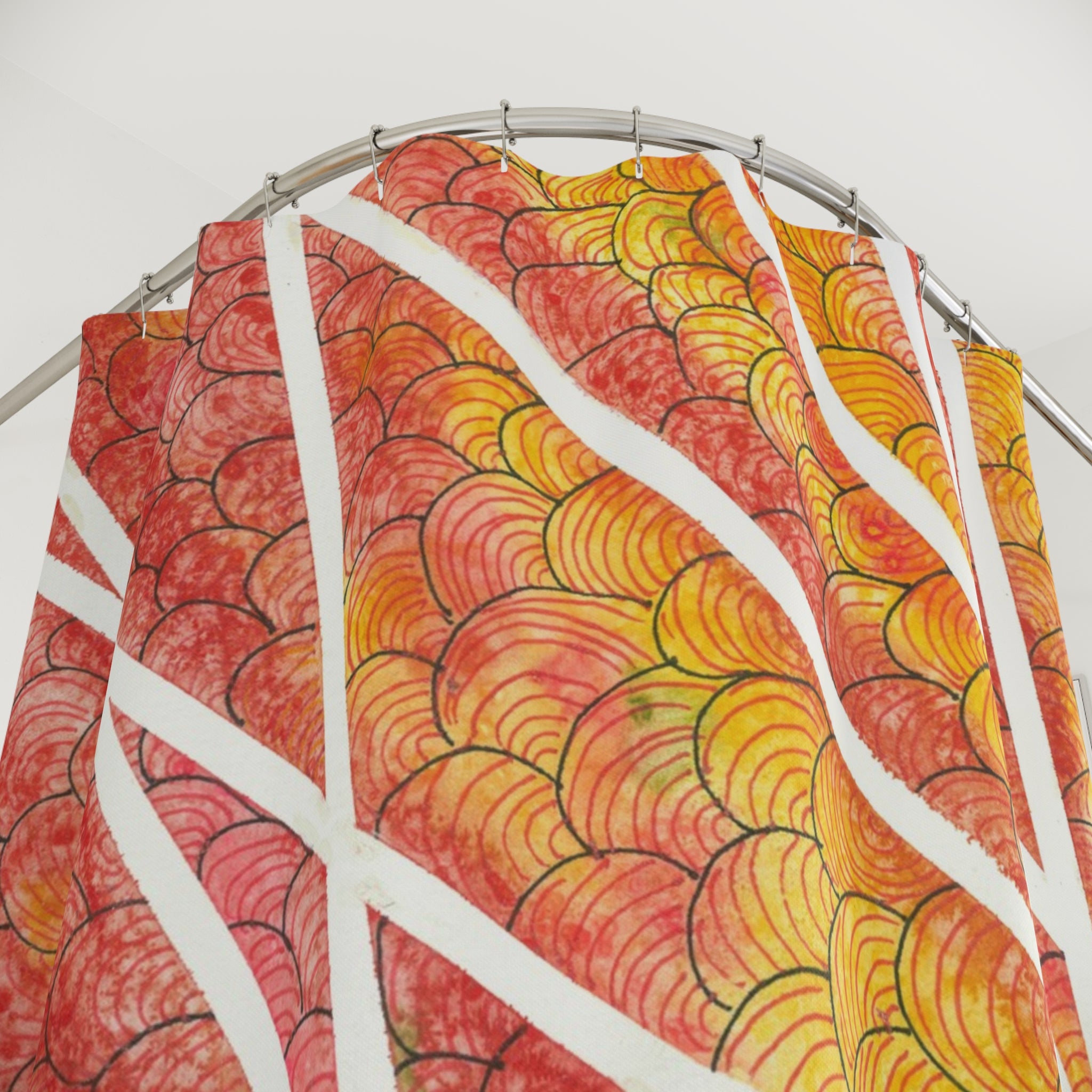 Beautiful Shower Curtains to Refresh Your Bathroom. Colourful Abstract Designs. Perfect For Your Bathroom or Special House-Warming Gift #67 Max Mimosa