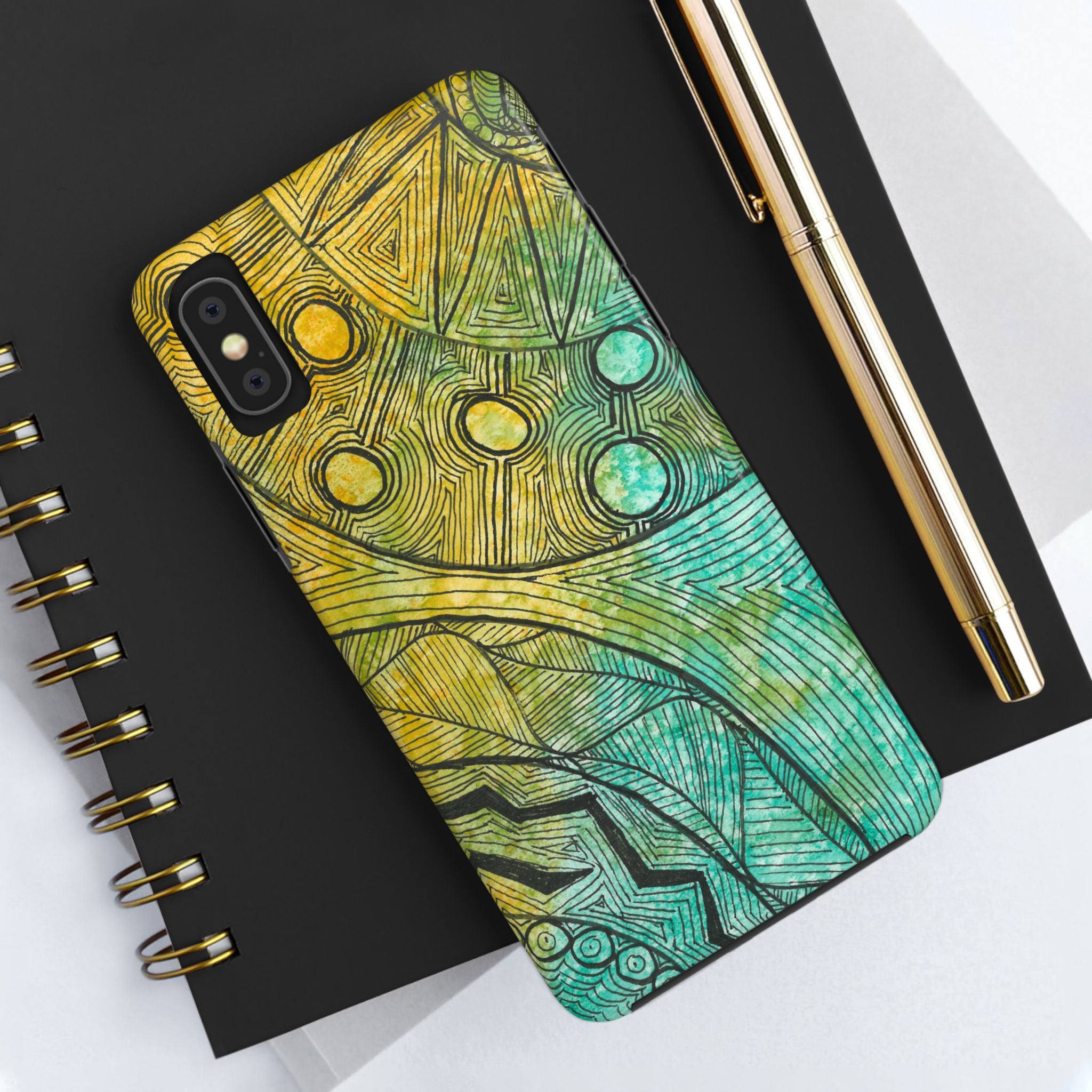 Tough Phone Case - All iPhones and Samsung Galaxys - Exciting Abstract Design #27 Come What May