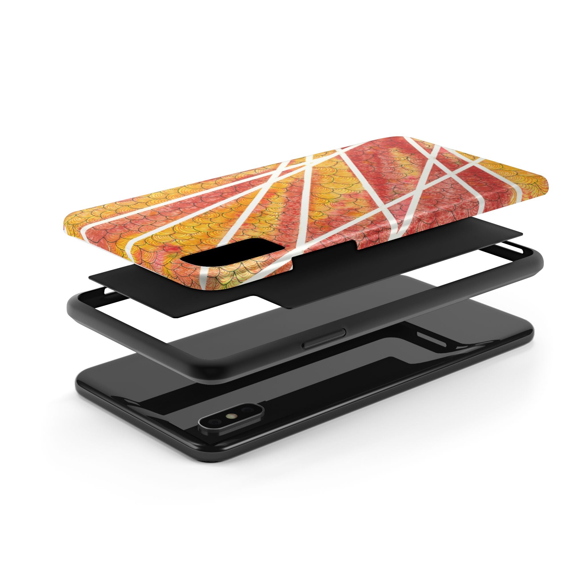Tough Phone Case - All iPhones and Samsung Galaxys - Exciting Abstract Design #67 Max Mimosa