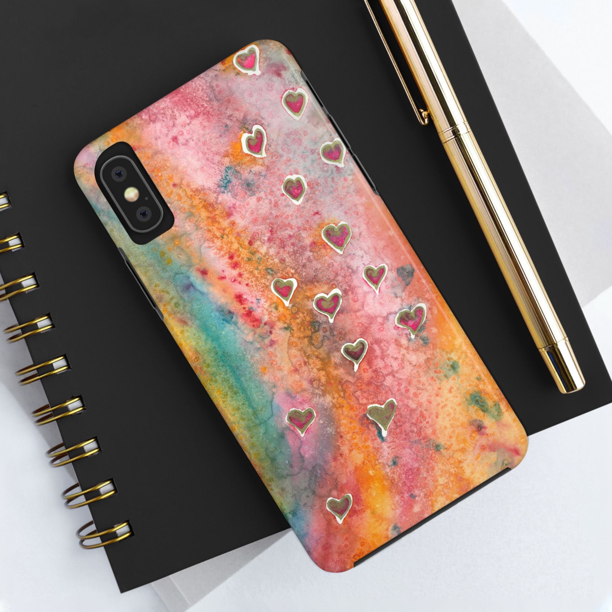 Tough Phone Case - All iPhones and Samsung Galaxys - Exciting Abstract Design #96 Love, Friendship, integrity