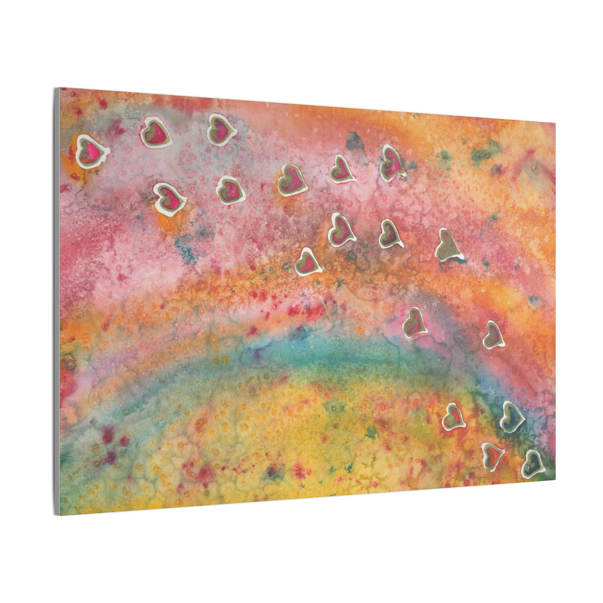 Large Colourful Wall Art, Canvas Prints, For Office, Bedroom or Living Room, or Special Gift #96 Love, Friendship, integrity