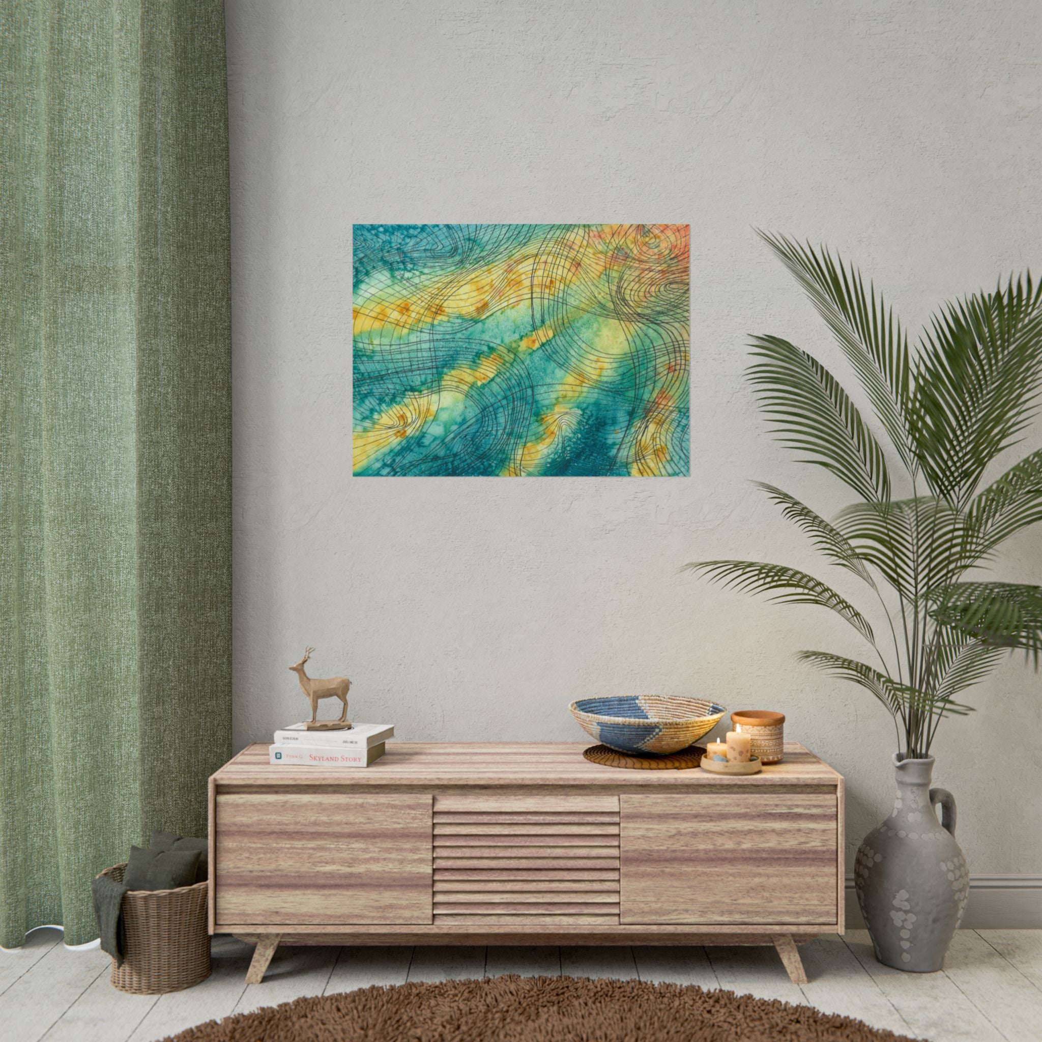 Large Colourful Wall Art, Posters & Prints, For Office, Bedroom or Living Room, or Special Gift #81 The Only Way Is Up