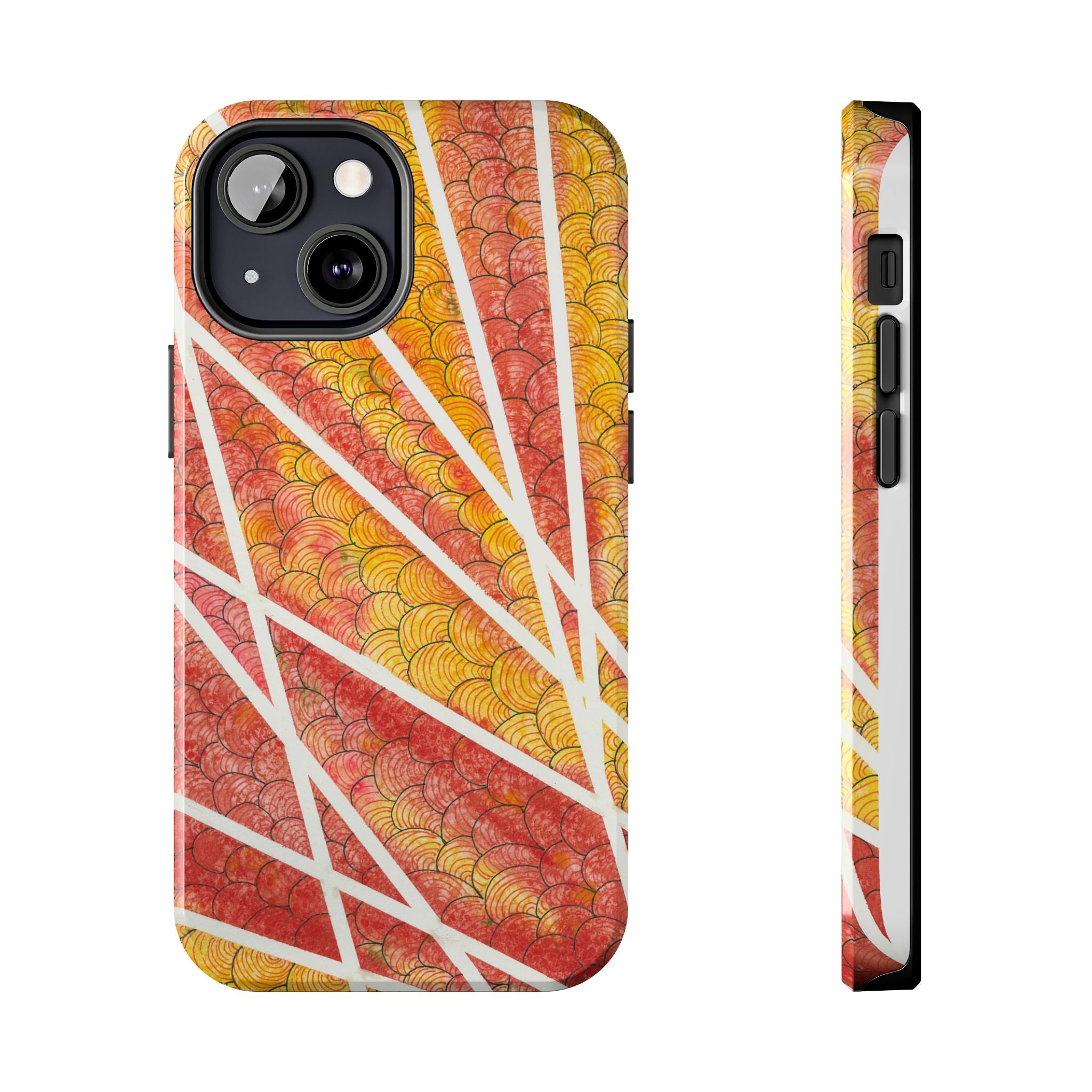 Tough Phone Case - All iPhones and Samsung Galaxys - Exciting Abstract Design #67 Max Mimosa