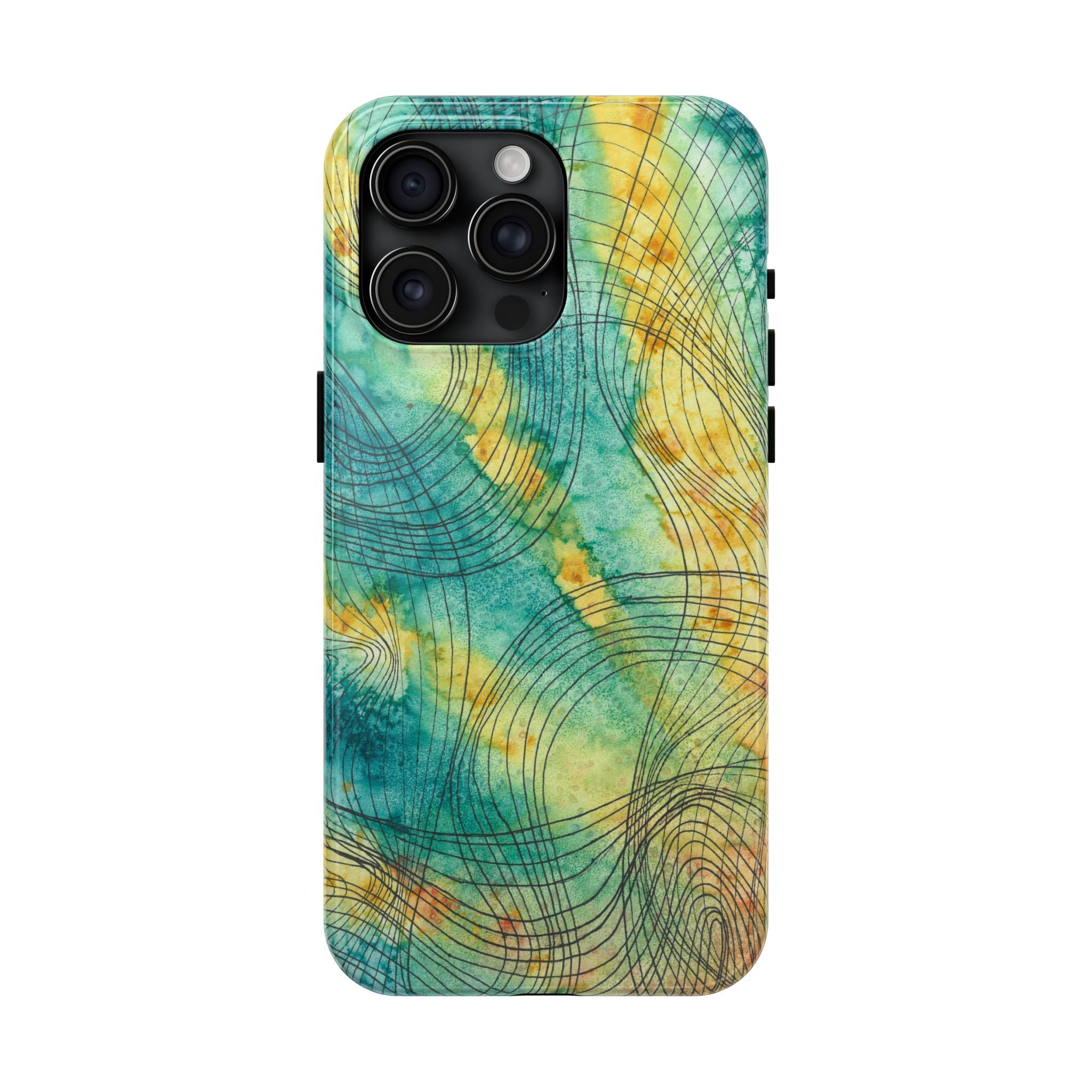 Tough Phone Case - All iPhones and Samsung Galaxys - Exciting Abstract Design #81 The Only Way Is Up