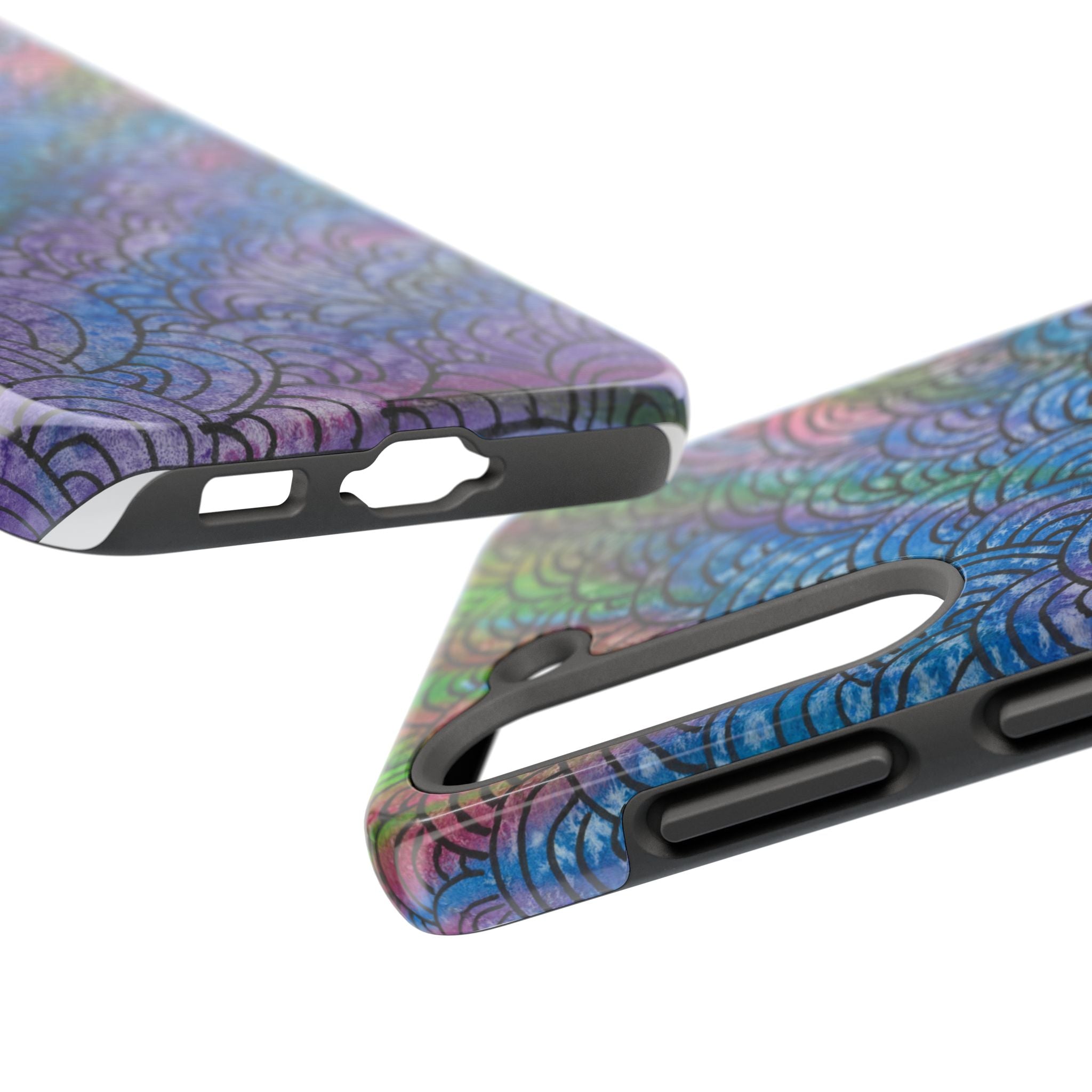 Tough Phone Case - All iPhones and Samsung Galaxys - Exciting Abstract Design #84 Ah! The Past