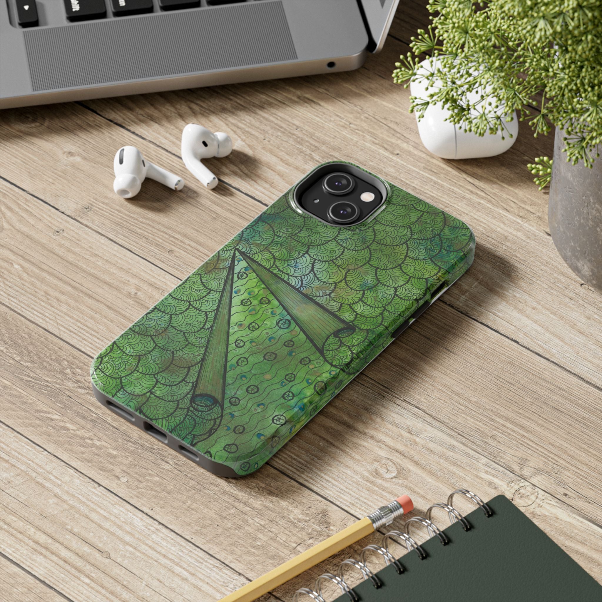 Tough Phone Case - All iPhones and Samsung Galaxys - Exciting Abstract Design #69 New Horizons