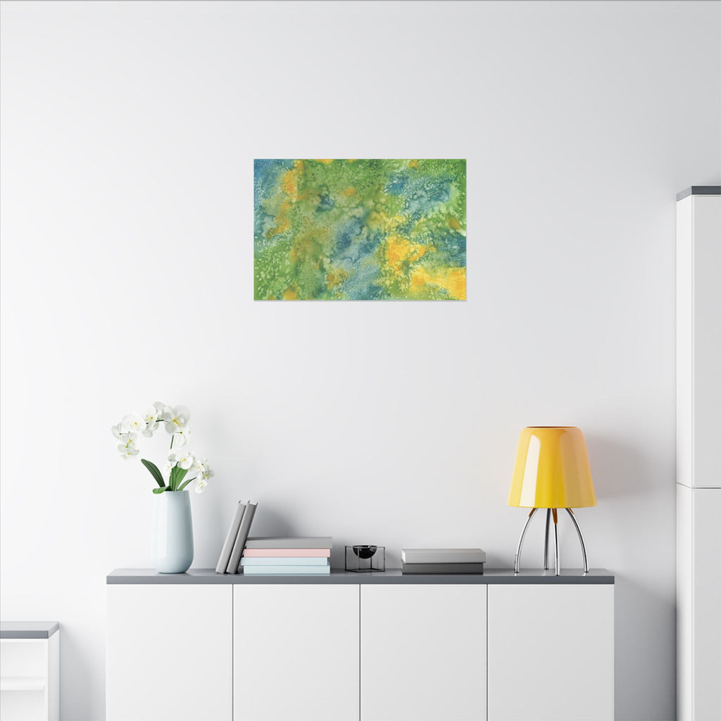 Large Colourful Wall Art, Canvas Prints, For Office, Bedroom or Living Room, or Special Gift #52 View From Above